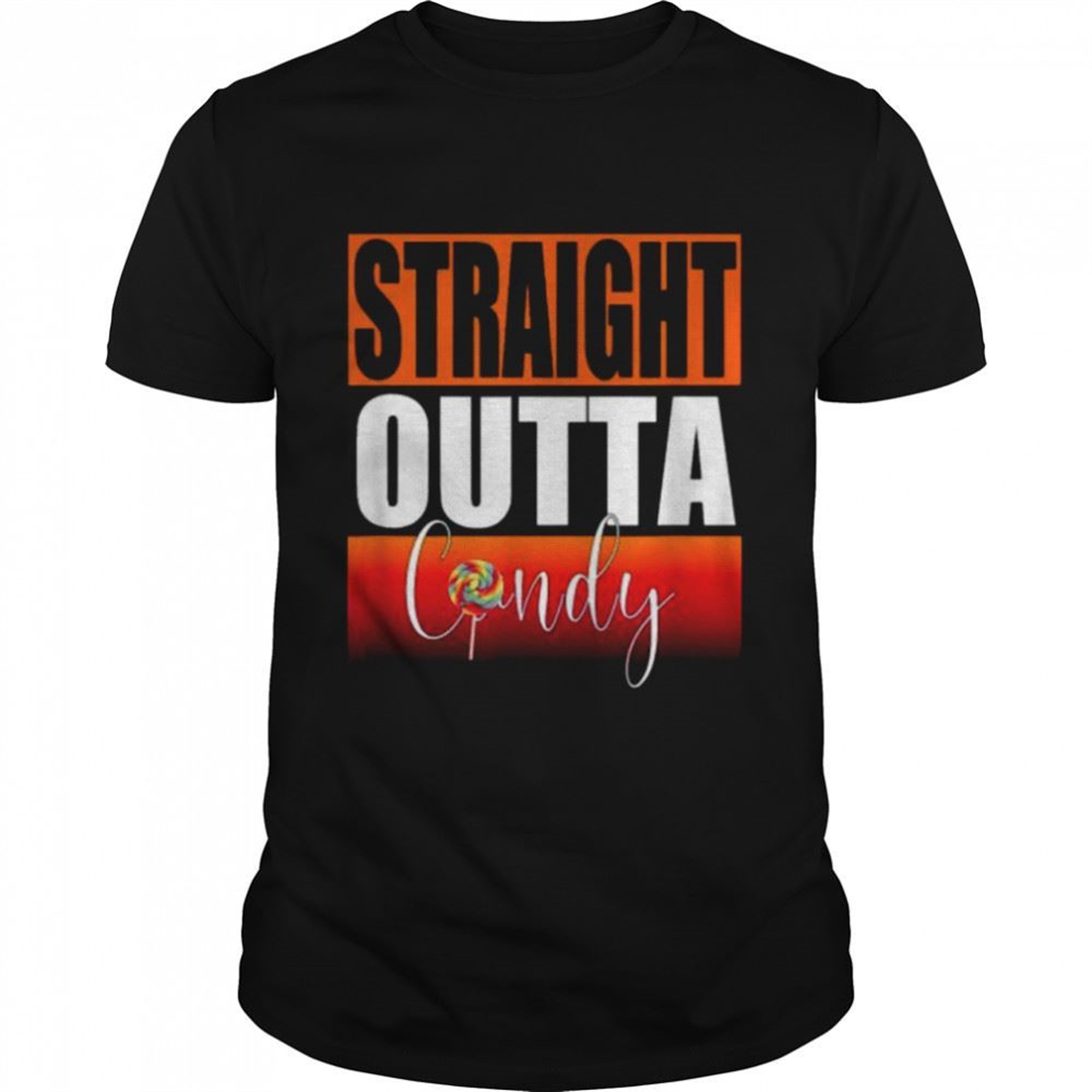 Straight Outta Candy Funny Halloween Trick Or Treat Costume T-shirt