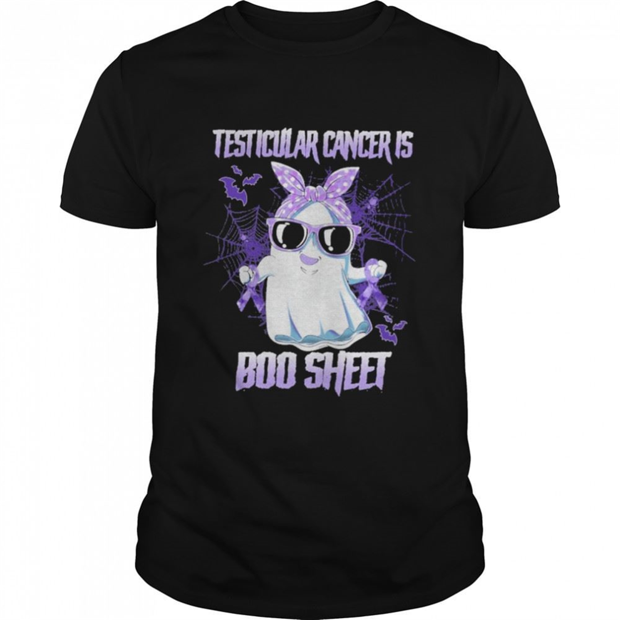Testicular Cancer Is Boo Sheet Happy Halloween Shirt