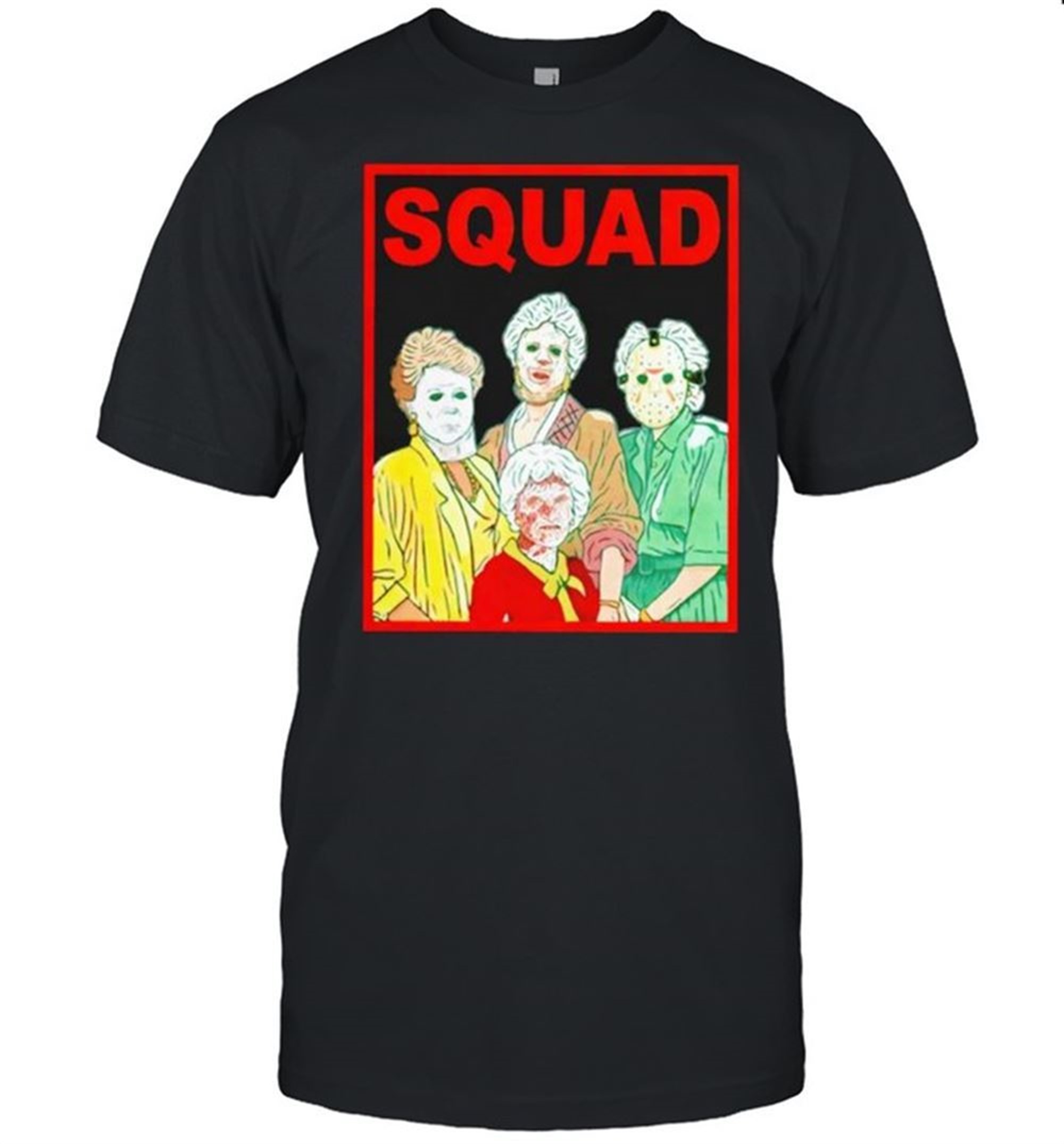 The Golden Girls Squad Horror Halloween Shirt