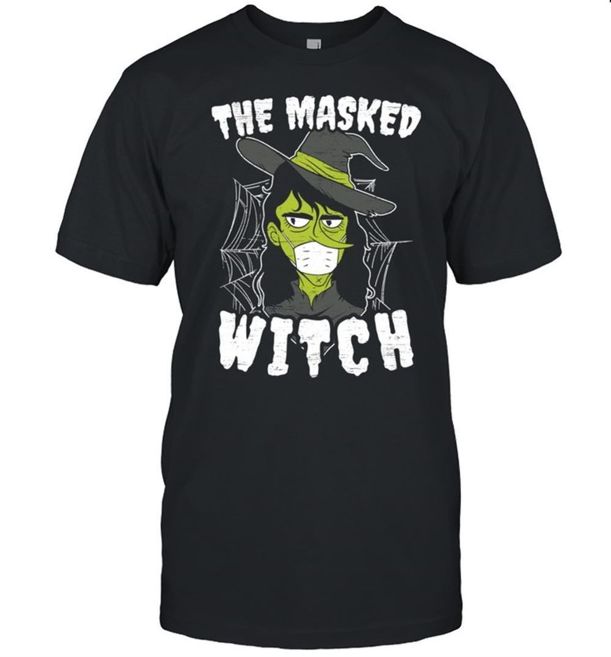 The Masked Witch Costume Spooky Halloween Shirt