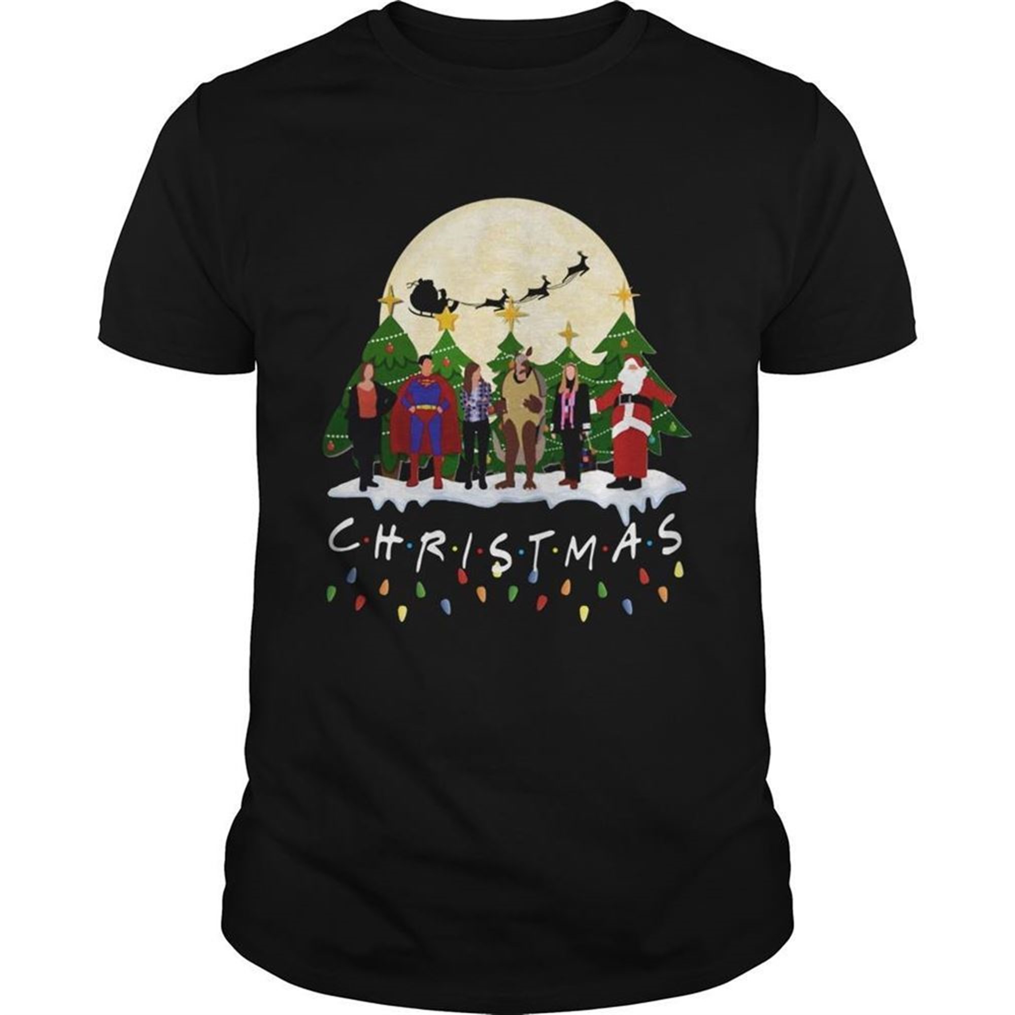 The One With The Halloween Party Christmas Shirt
