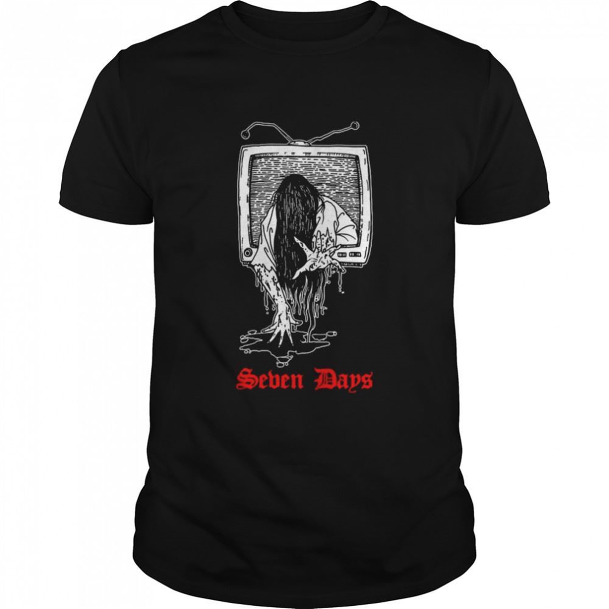 The Ring Horror Movie Samara Seven Days Halloween Shirt