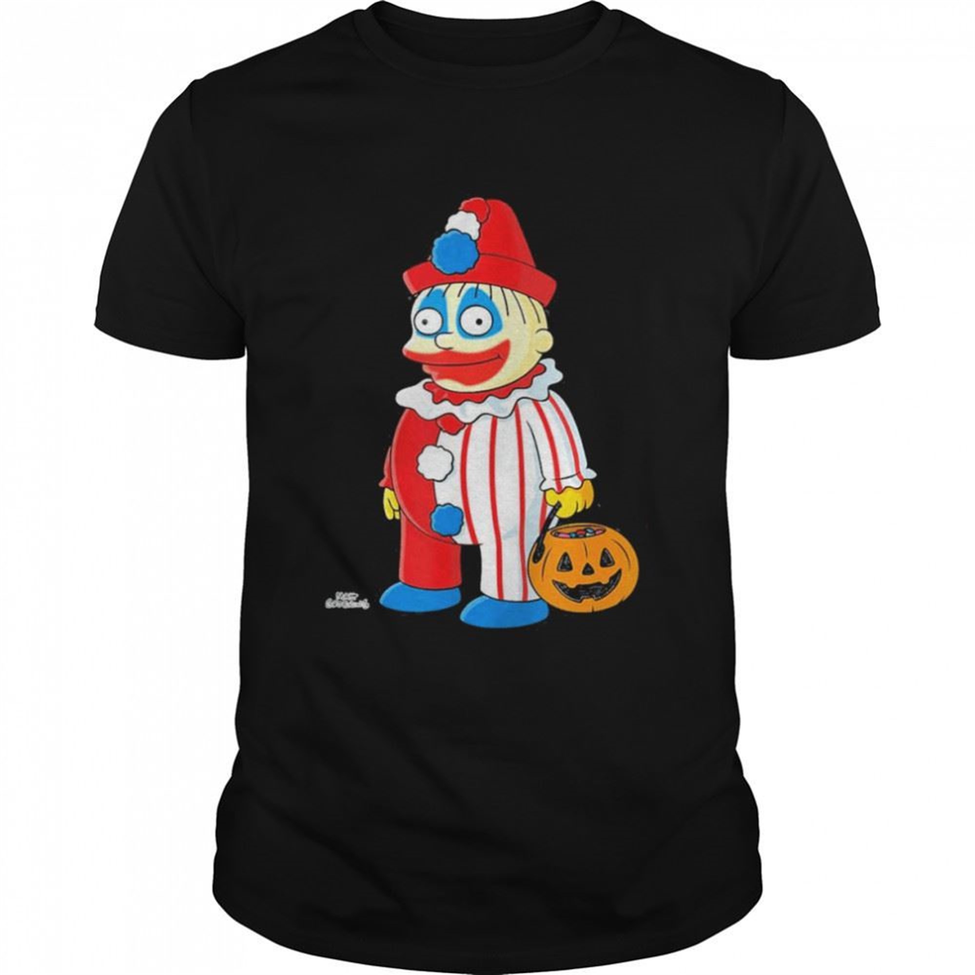The Simpsons Ralph Clown Treehouse Of Horror Halloween T-shirt