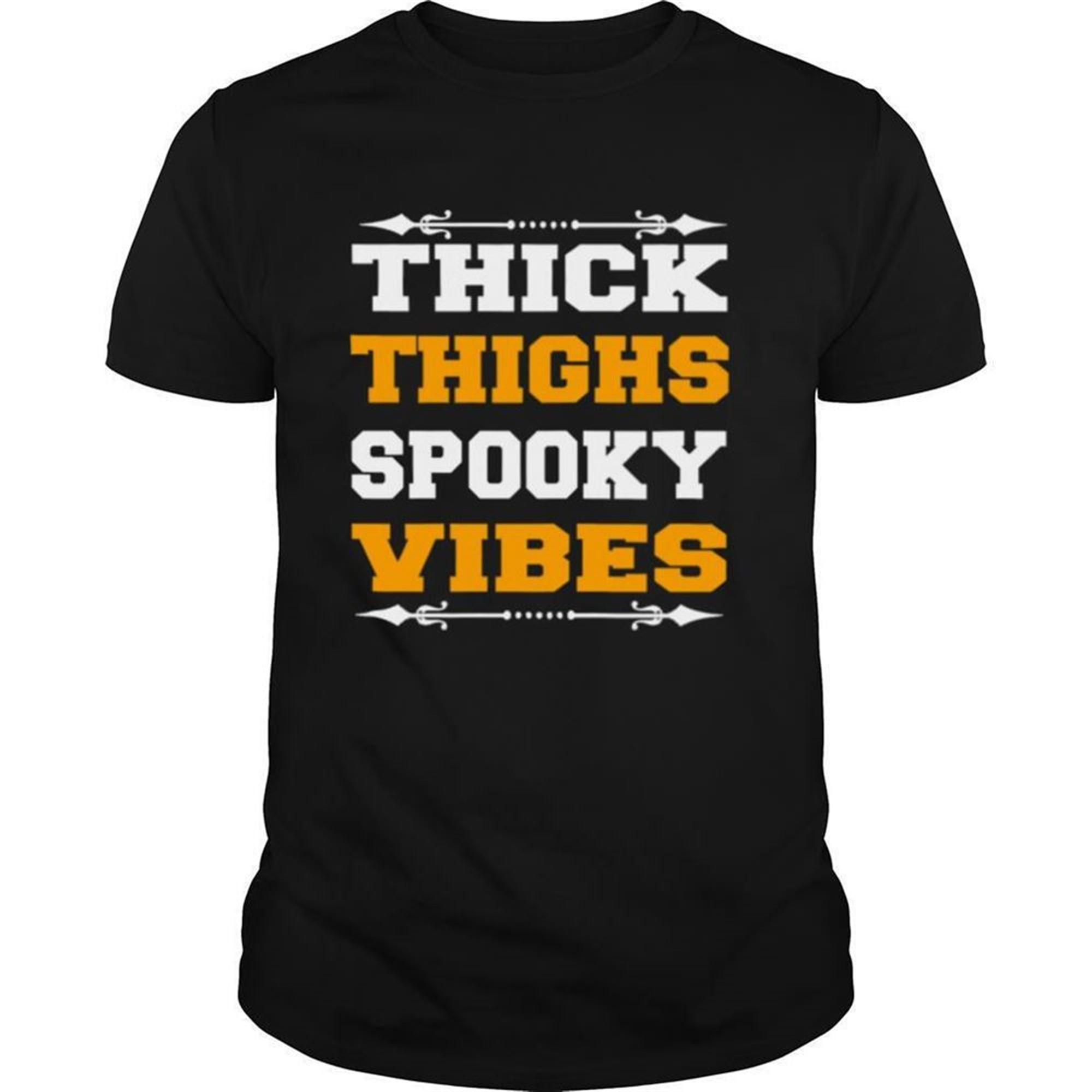 Thick Thighs Spooky Vibes Halloween Shirt