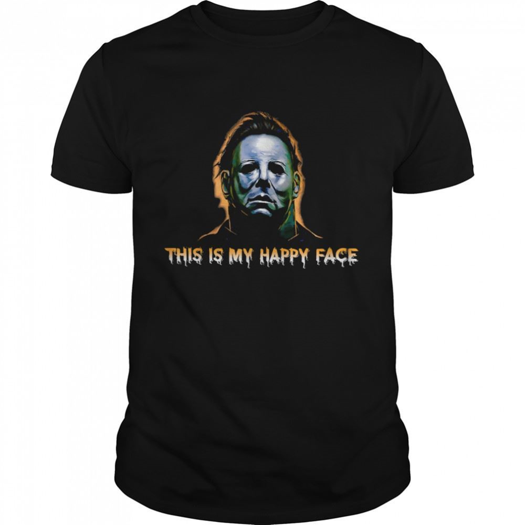 This Is My Happy Face Horror Halloween Movies Shirt