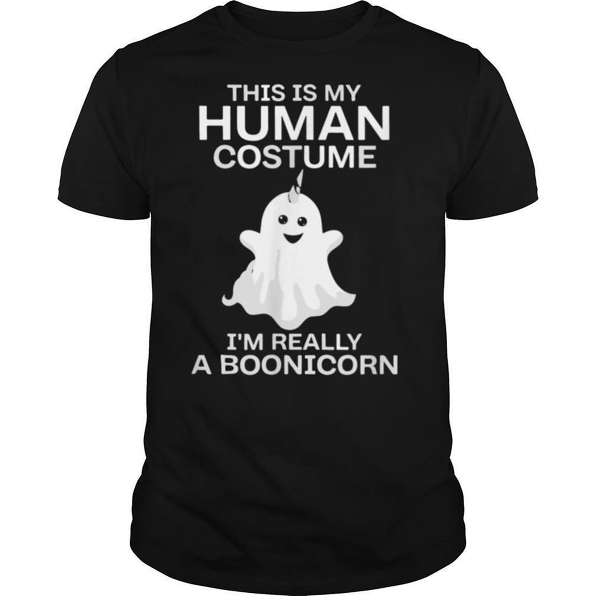 This Is My Human Costume Im Really A Unicorn Halloween Shirt