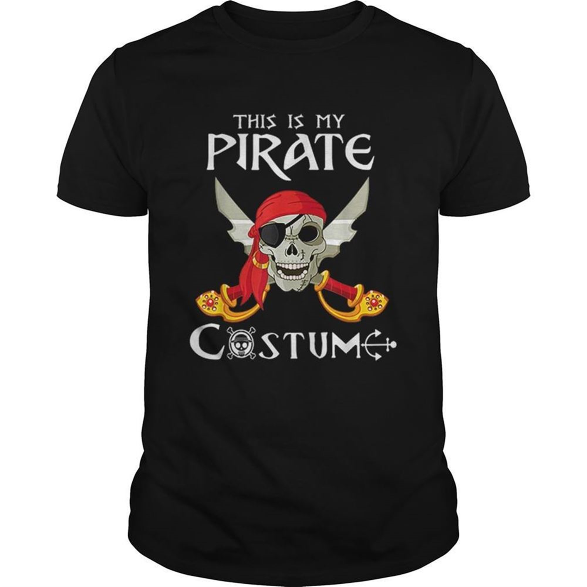 This Is My Pirate Costume Funny Costume Halloween Gift Shirt