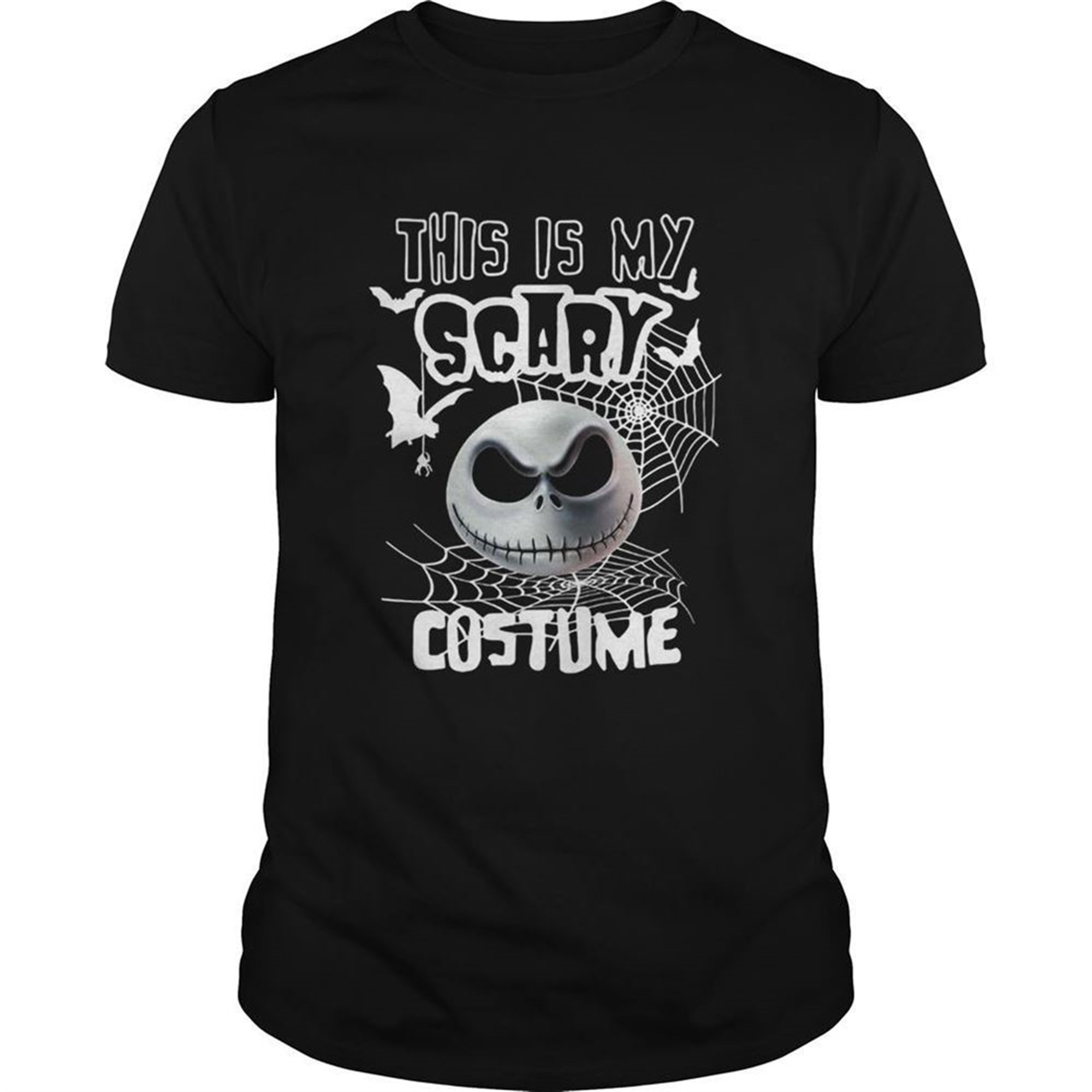 This Is My Scary Costume Halloween Jack Skellington Shirt