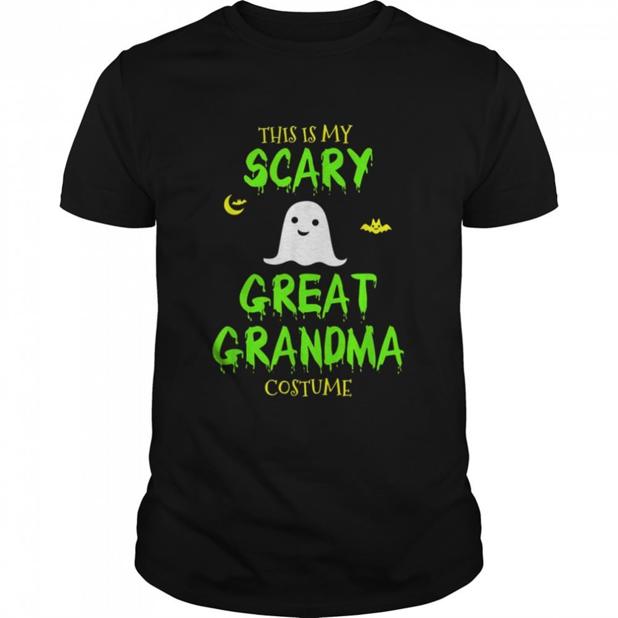 This Is My Scary Great Grandma Costume Halloween Lazy Easy Grandma Halloween T-shirt