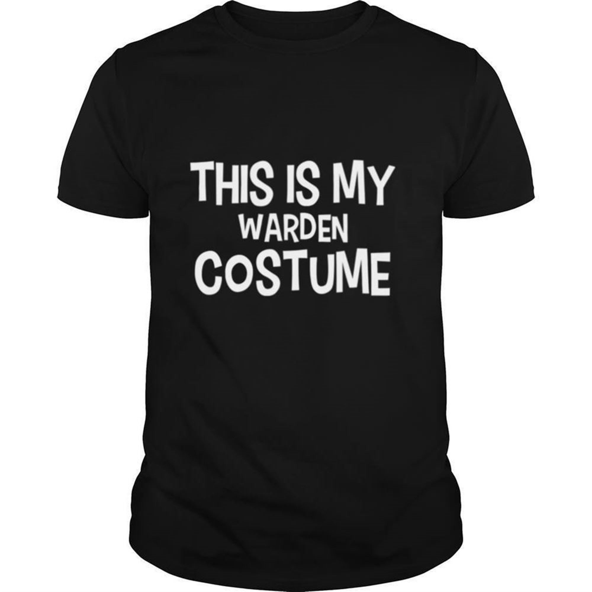 This Is My Warden Costume Halloween Shirt