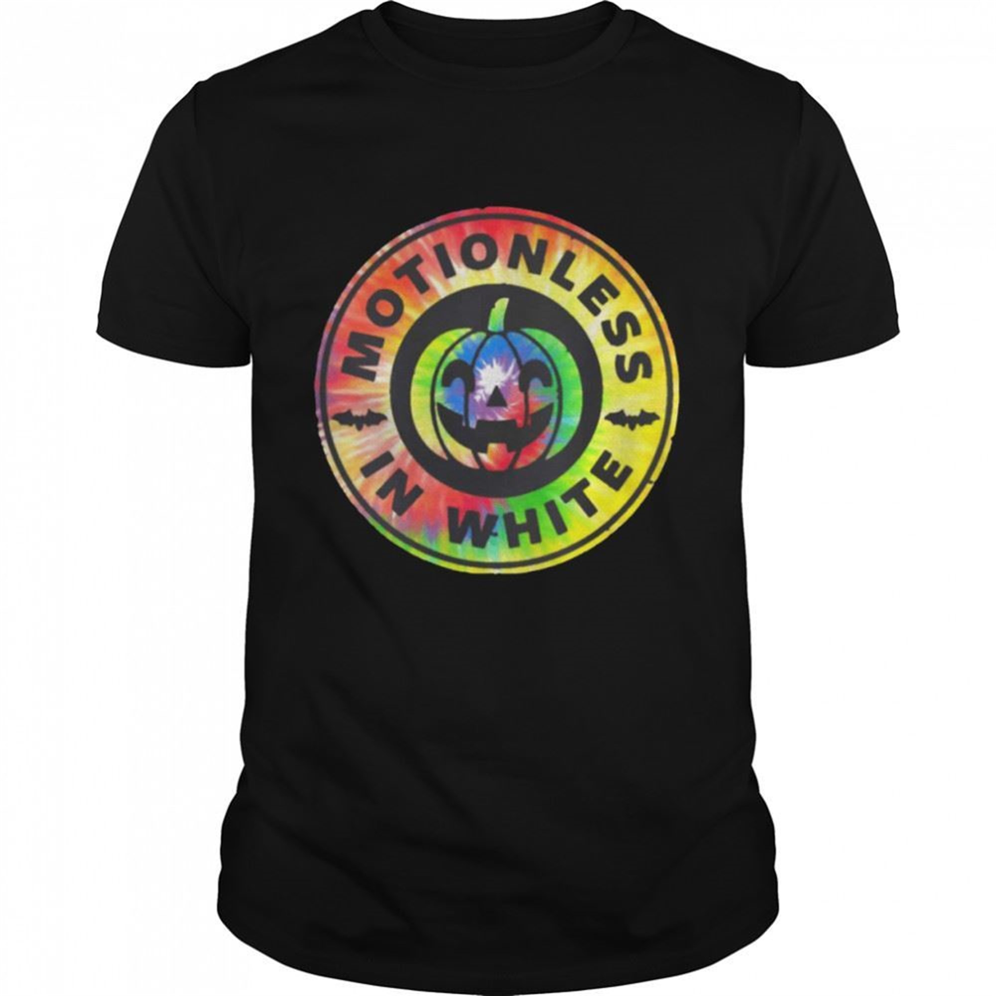 Tie Dye Motionless In White Pumpkin Halloween Shirt