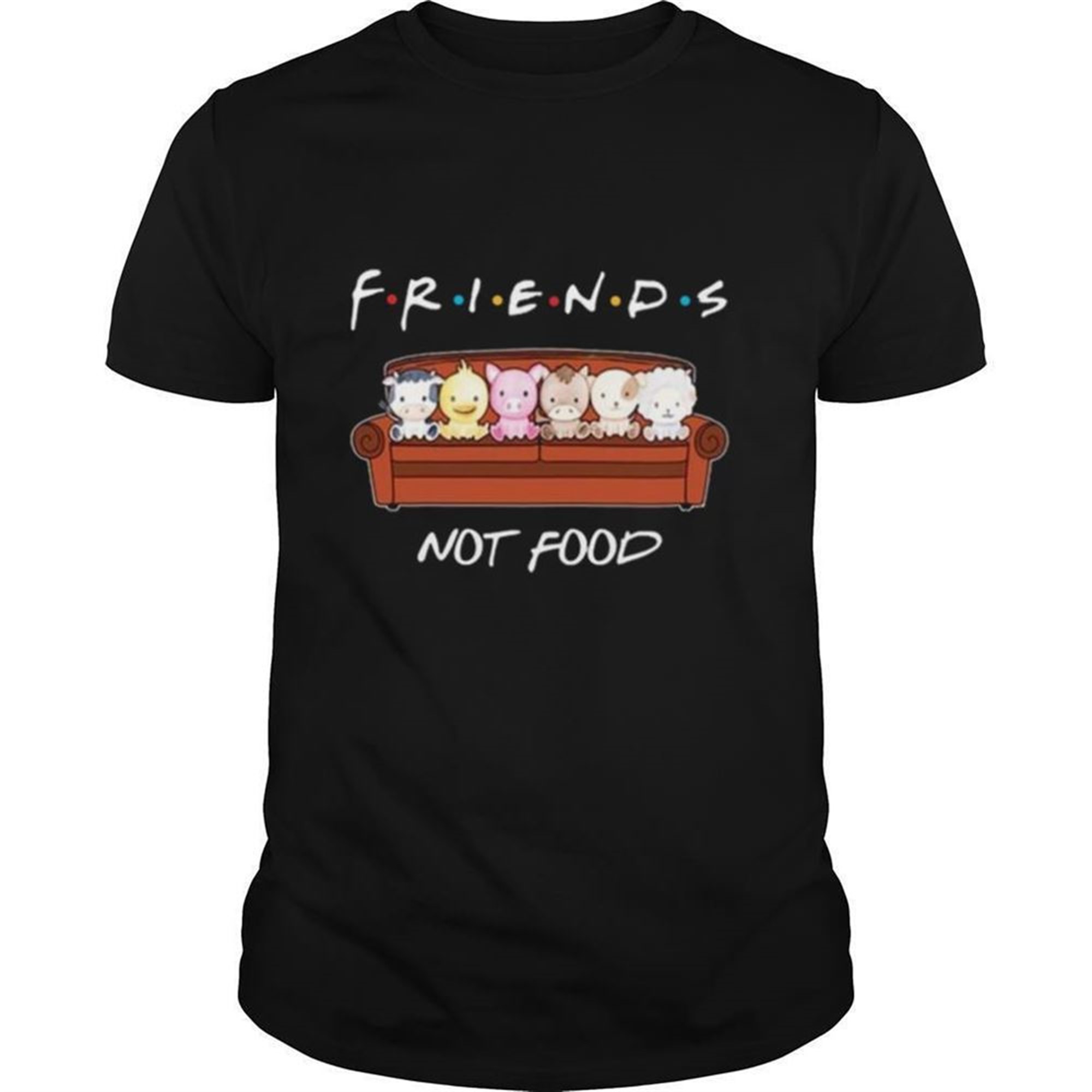Top Animals Friends Not Food Halloween Shirt