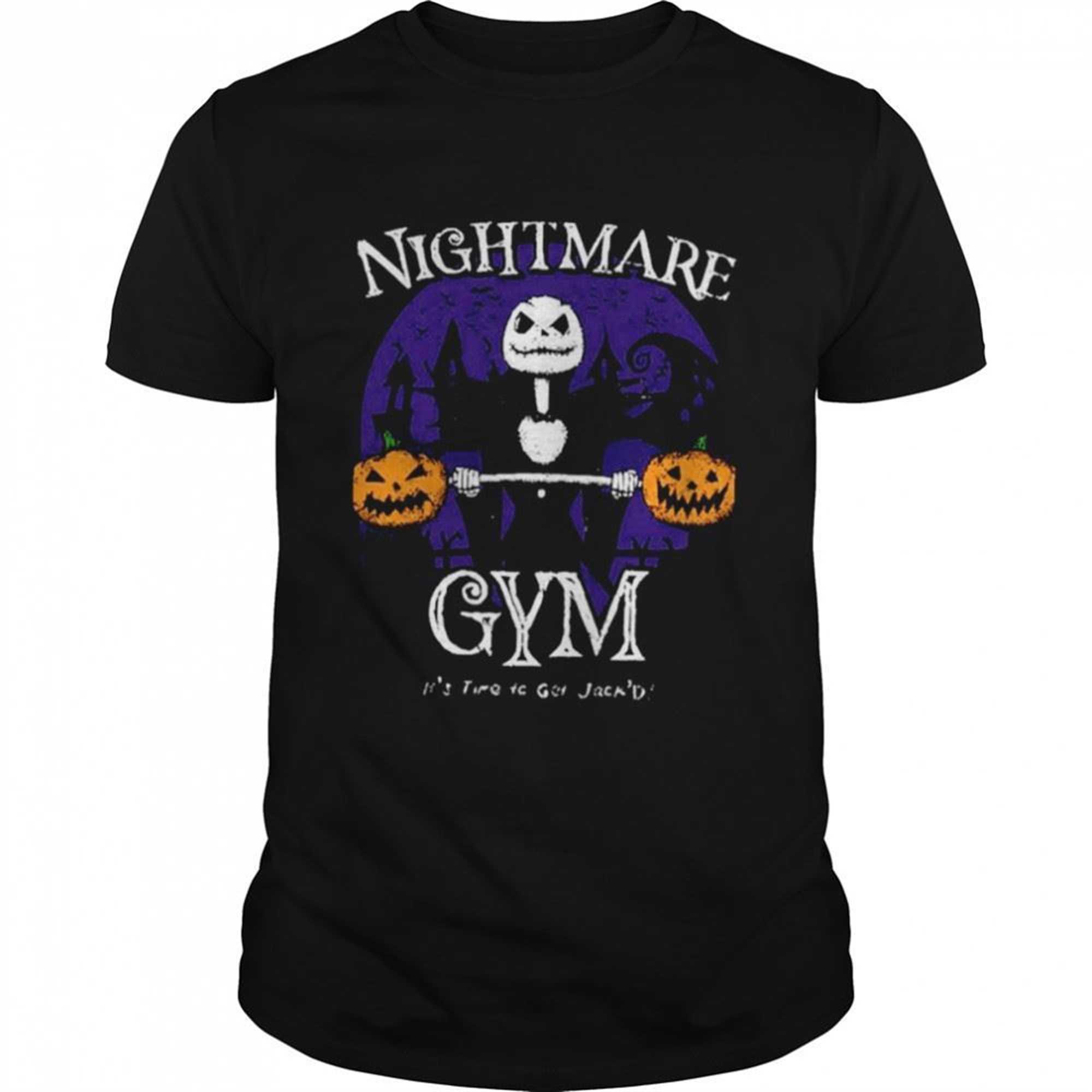 Town Gym Nightmare Before Christmas Halloween Shirt