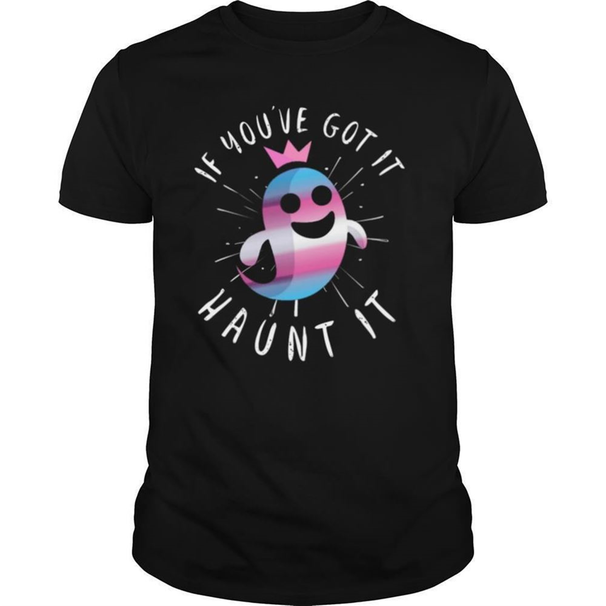 Transgender Ghost Funny Halloween Pun Trans Pride Quote Shirt