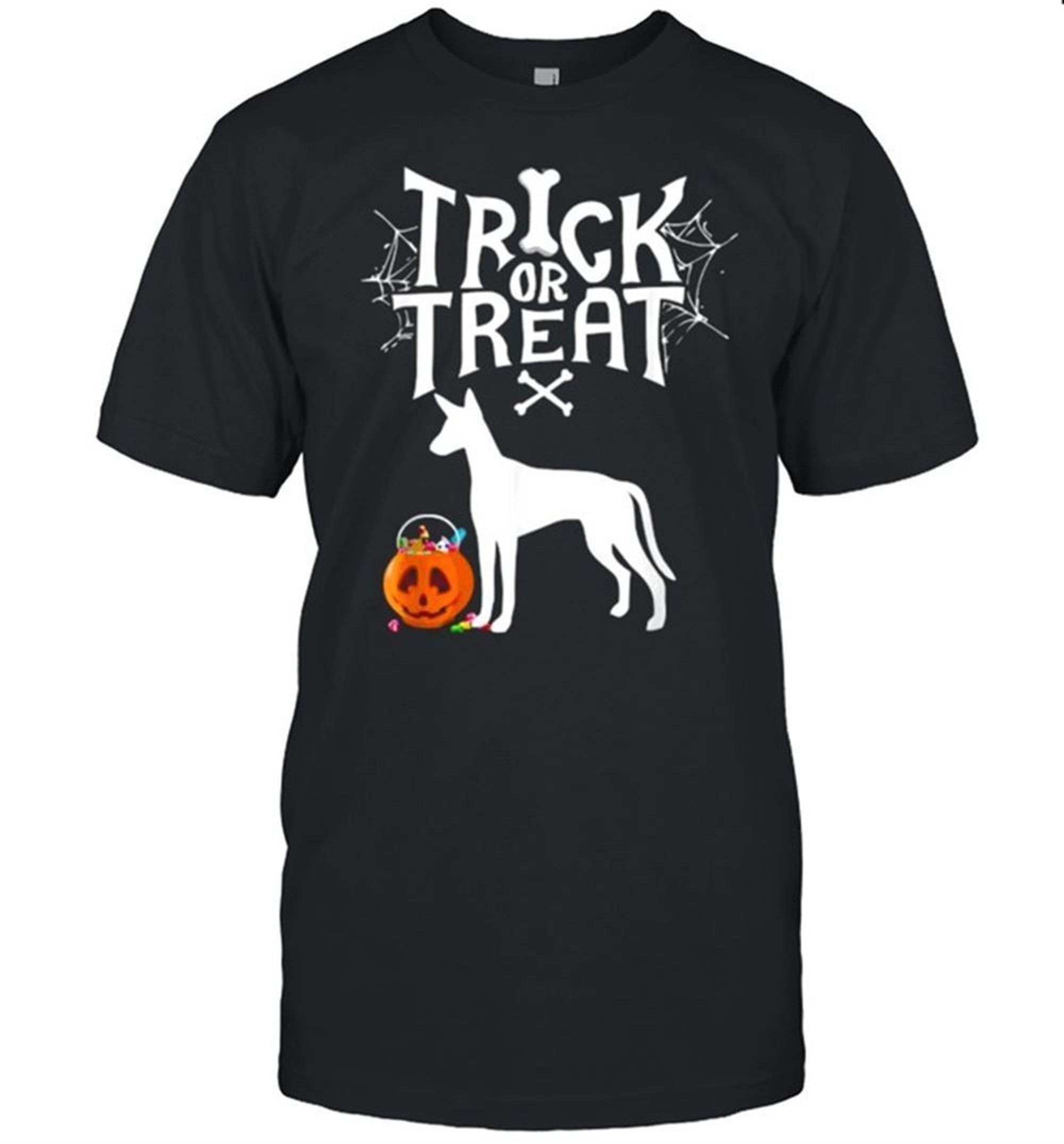 Trick Or Treat Ibizan Hound Halloween Dog Costume T-shirt