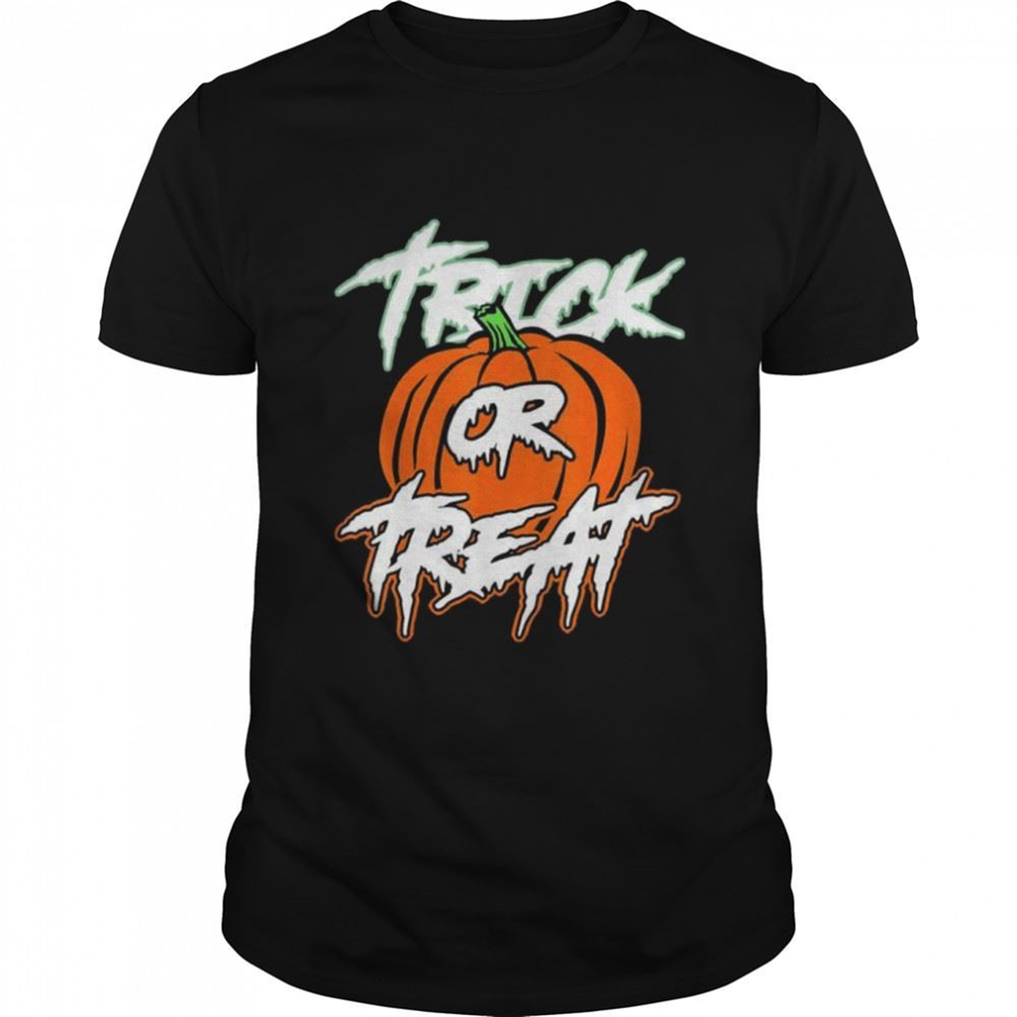 Trick Or Treat Pumpkin Halloween Jack O Lantern Spooky Shirt