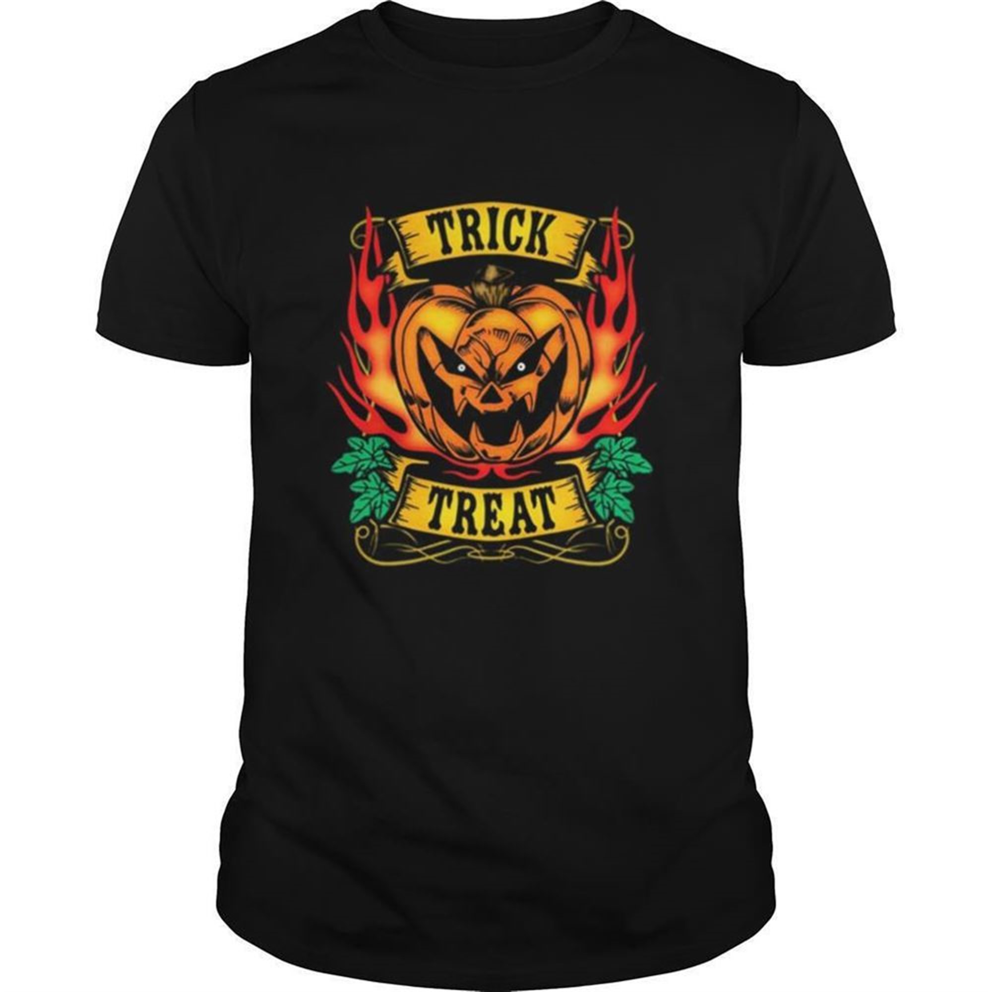 Trick Treat Pumpkin Beast Halloween Shirt
