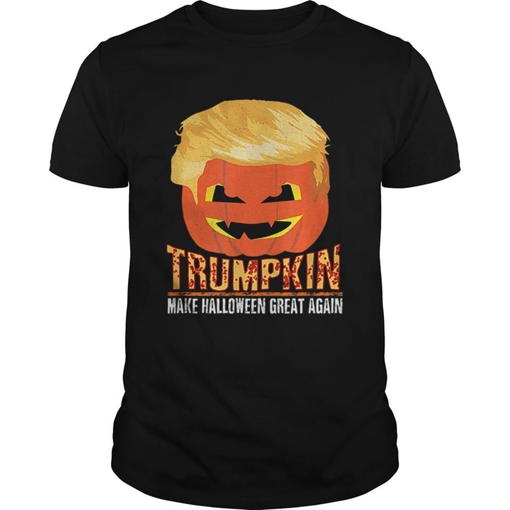 Trumpkin Pumpkin Politics Halloween Ironic Costume Fun Gift Shirt