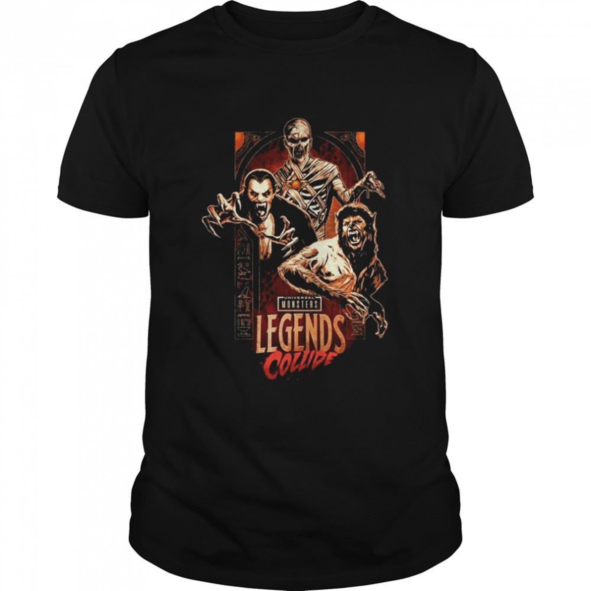 Universal Monsters Legends Collidet Halloween Universal Monsters T-shir
