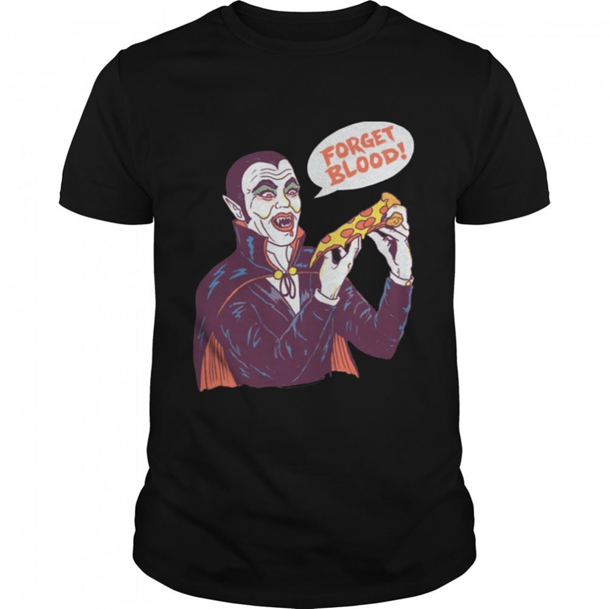 Vampizza Halloween Graphic Shirt
