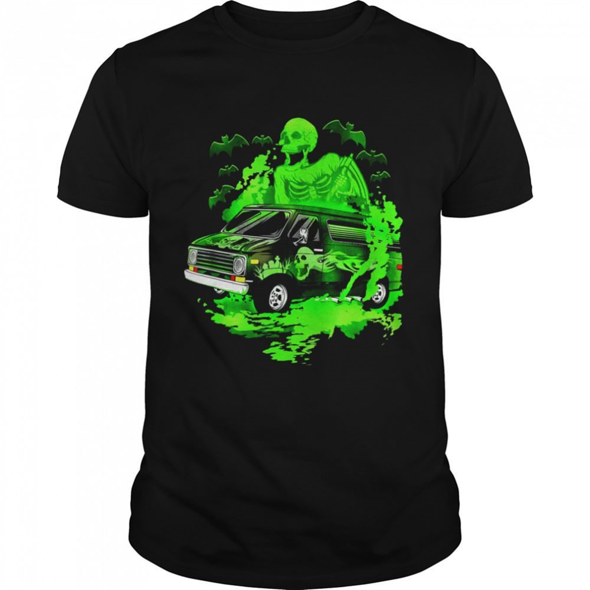 Vannin Skeleton Halloween Van Shirt