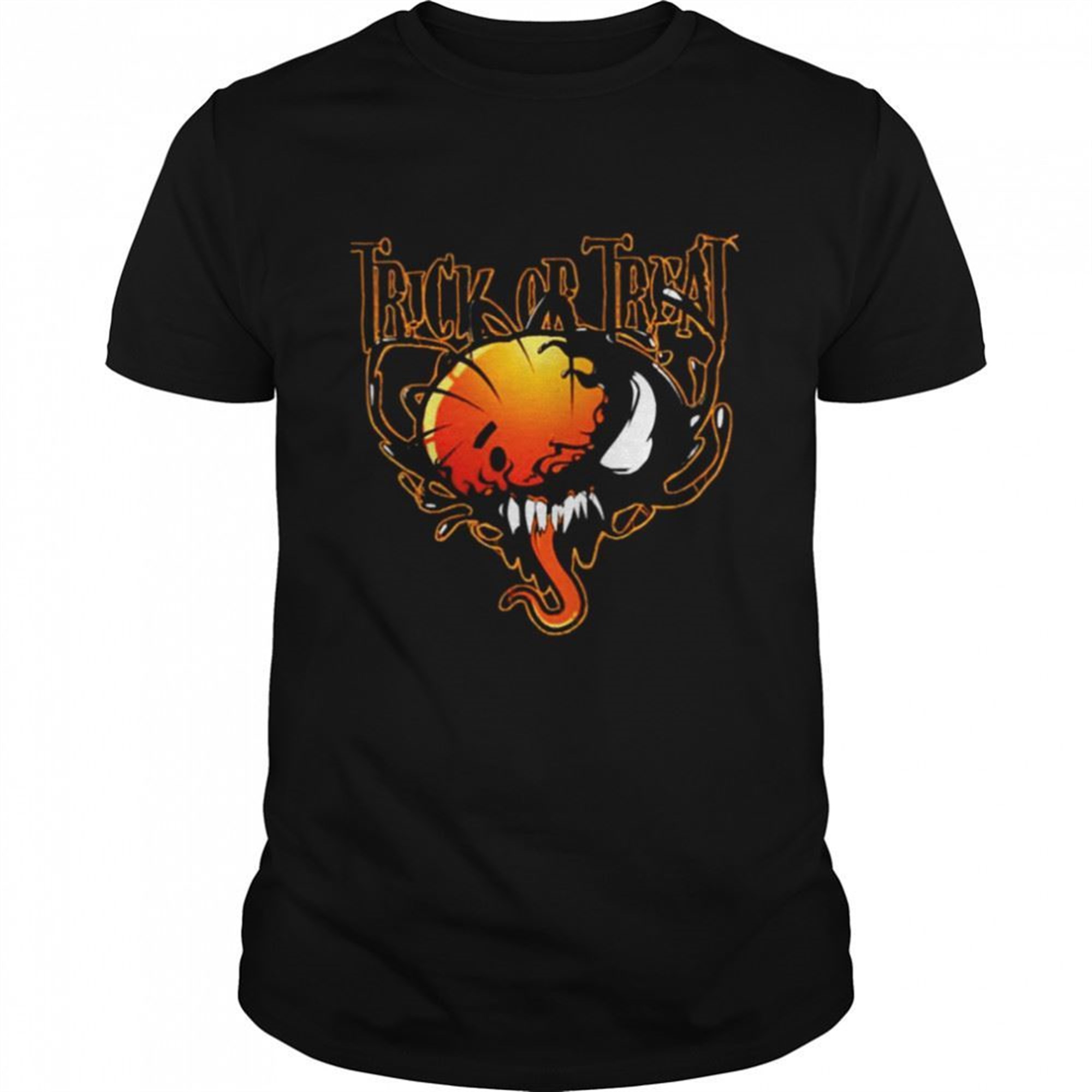 Venom Orange Night Trick Or Treat Halloween Shirt