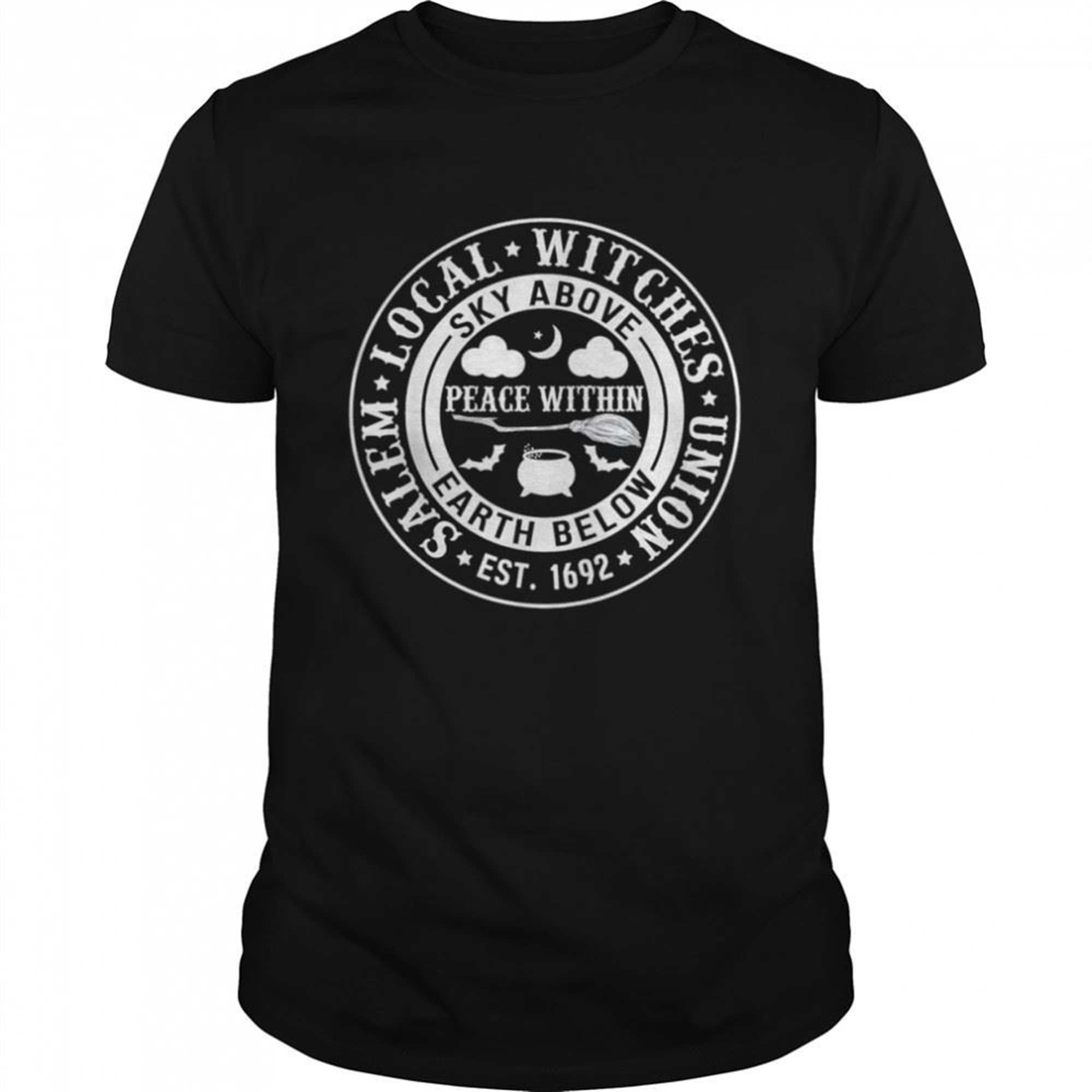 Vintage Salem 1692 Witch Halloween T-shirt