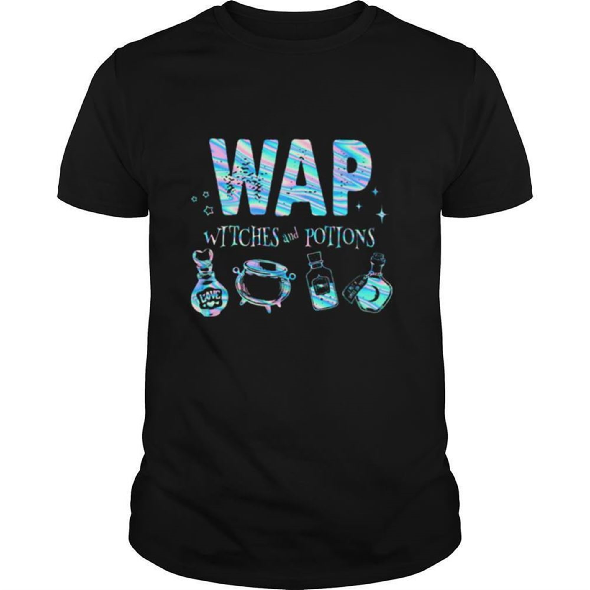 Wap Witches And Potions Halloween Hologram Shirt