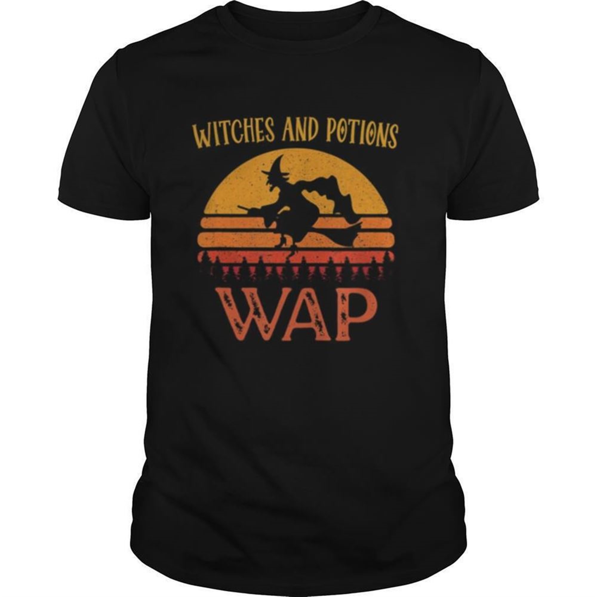 Wap Witches And Potions Retro Halloween Witch Shirt