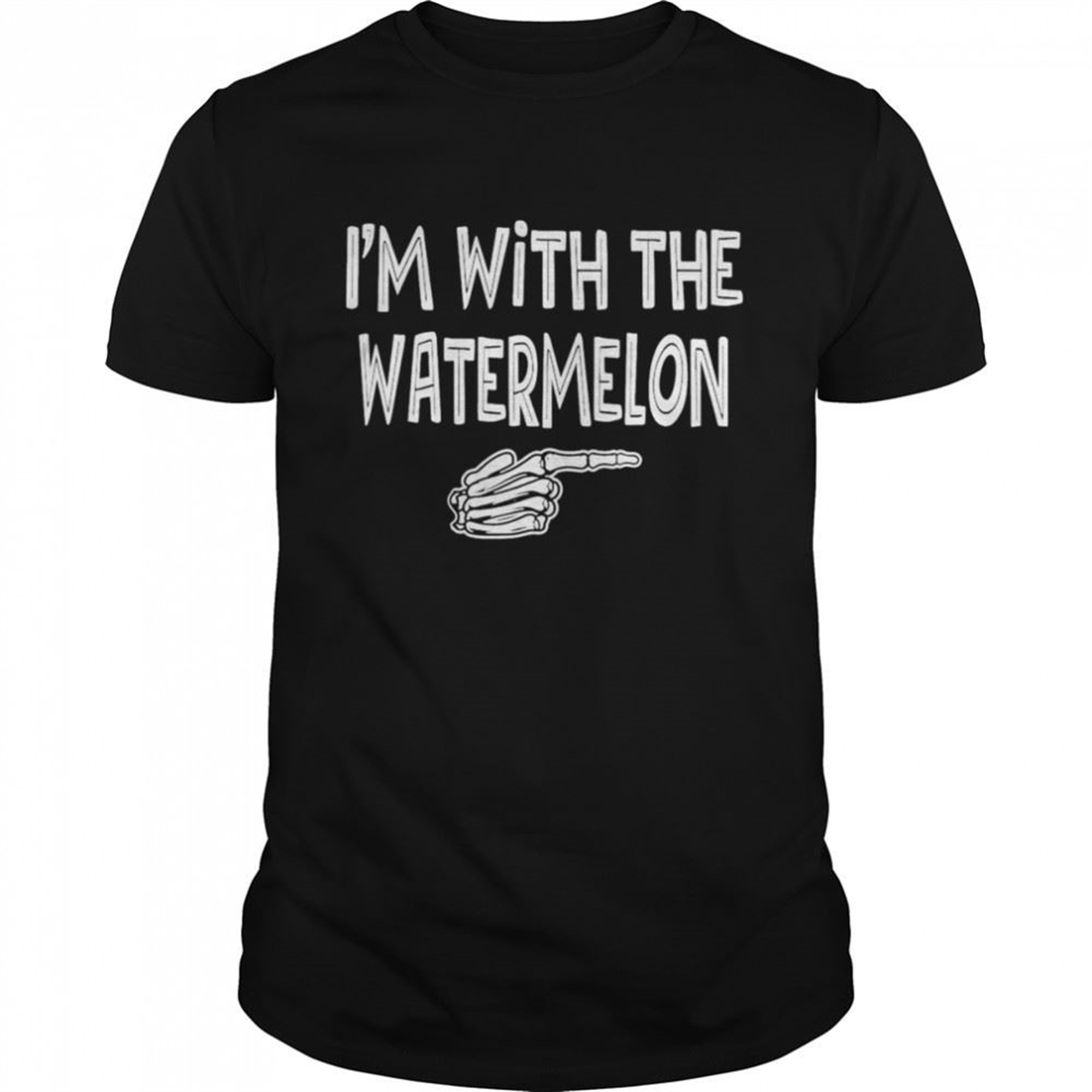 Watermelon Halloween Costume Im With The Watermelon T-shirt