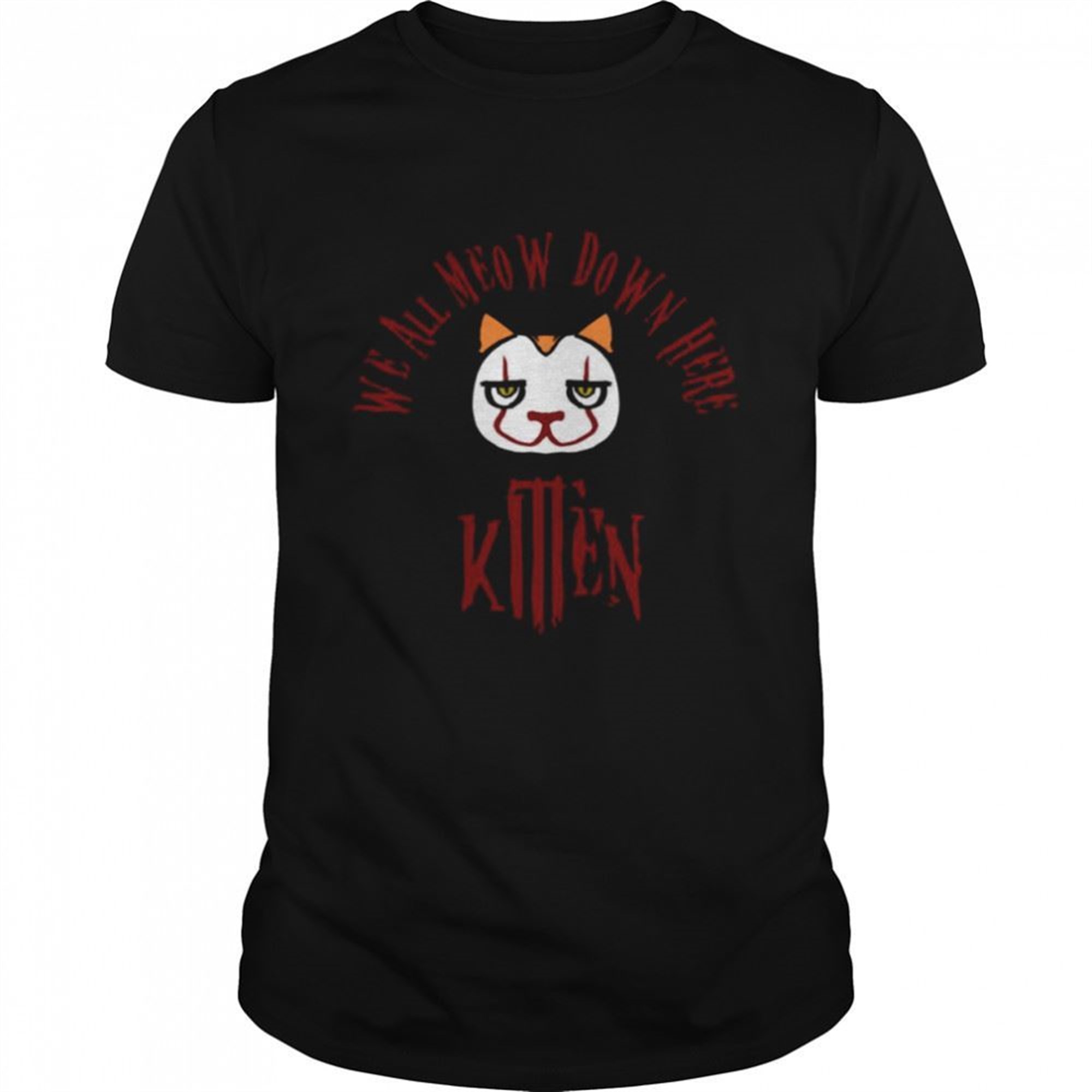 We All Meow Down Here It Halloween Shirt