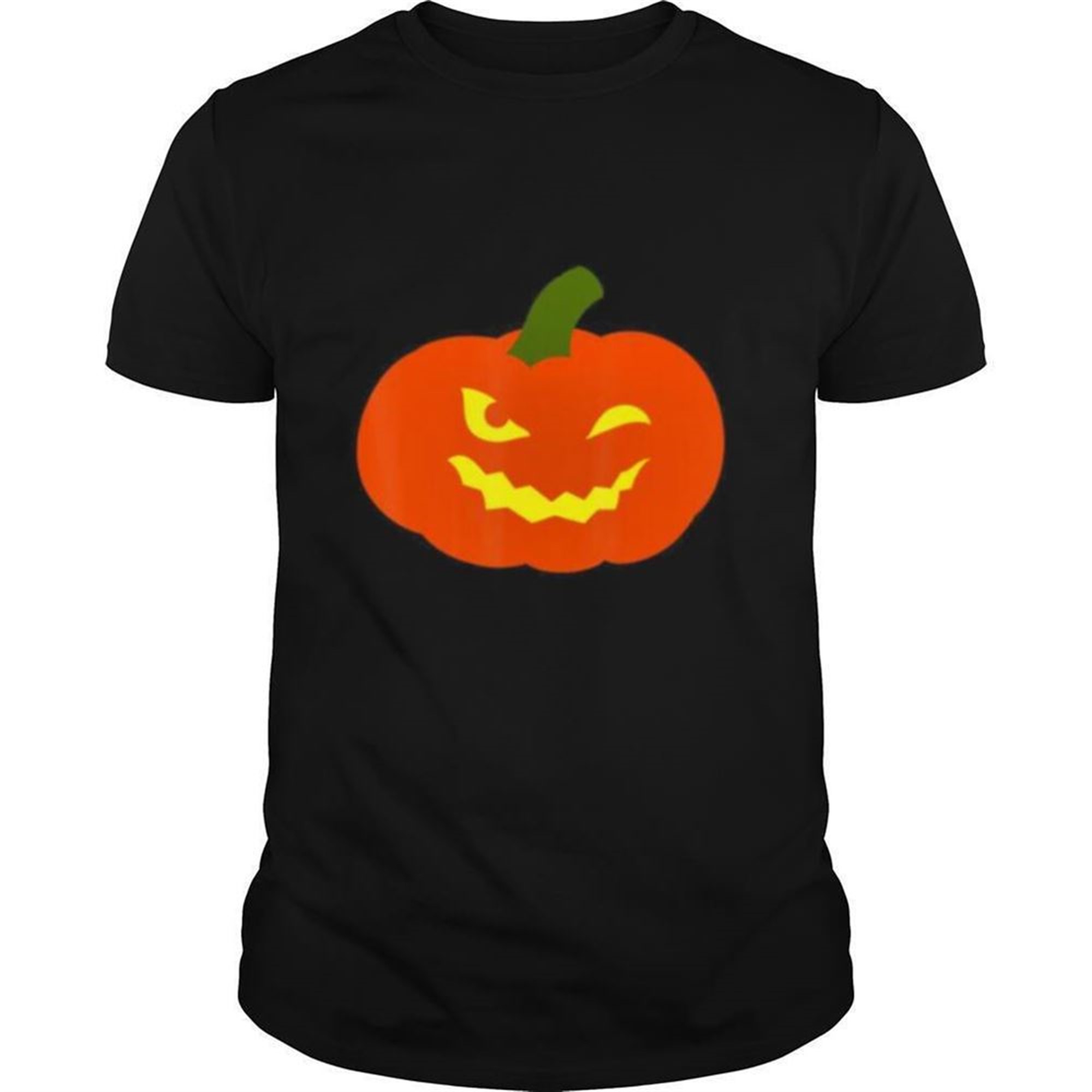 Winking Eye Pumpkin Face Halloween Costume Shirt