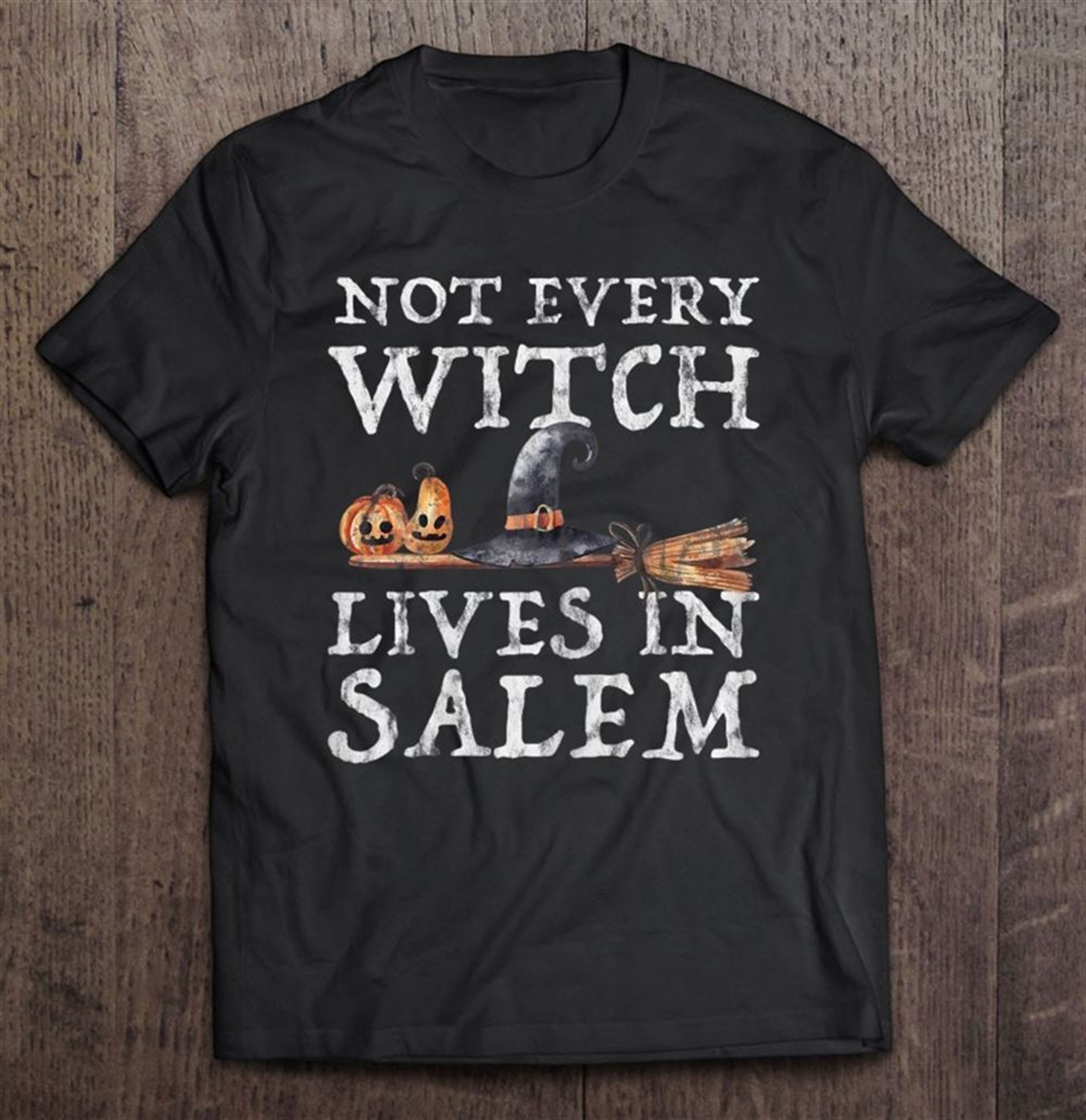 Womens Witch Costume Not Every Witch Lives In Salem Halloween Gift