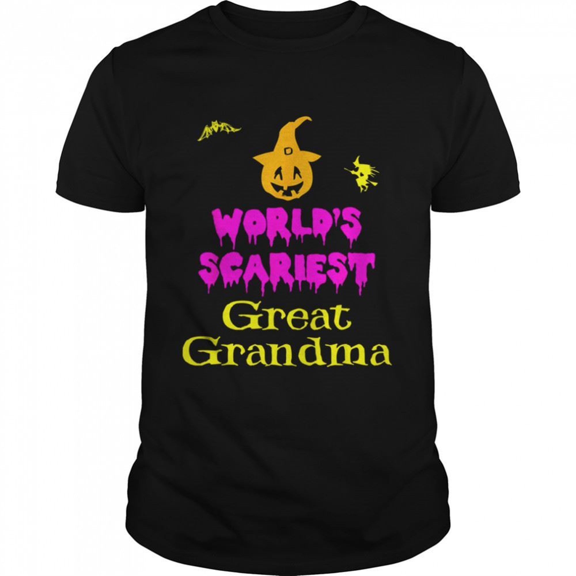 Worlds Scariest Great Lazy Easy Grandma Halloween T-shirt