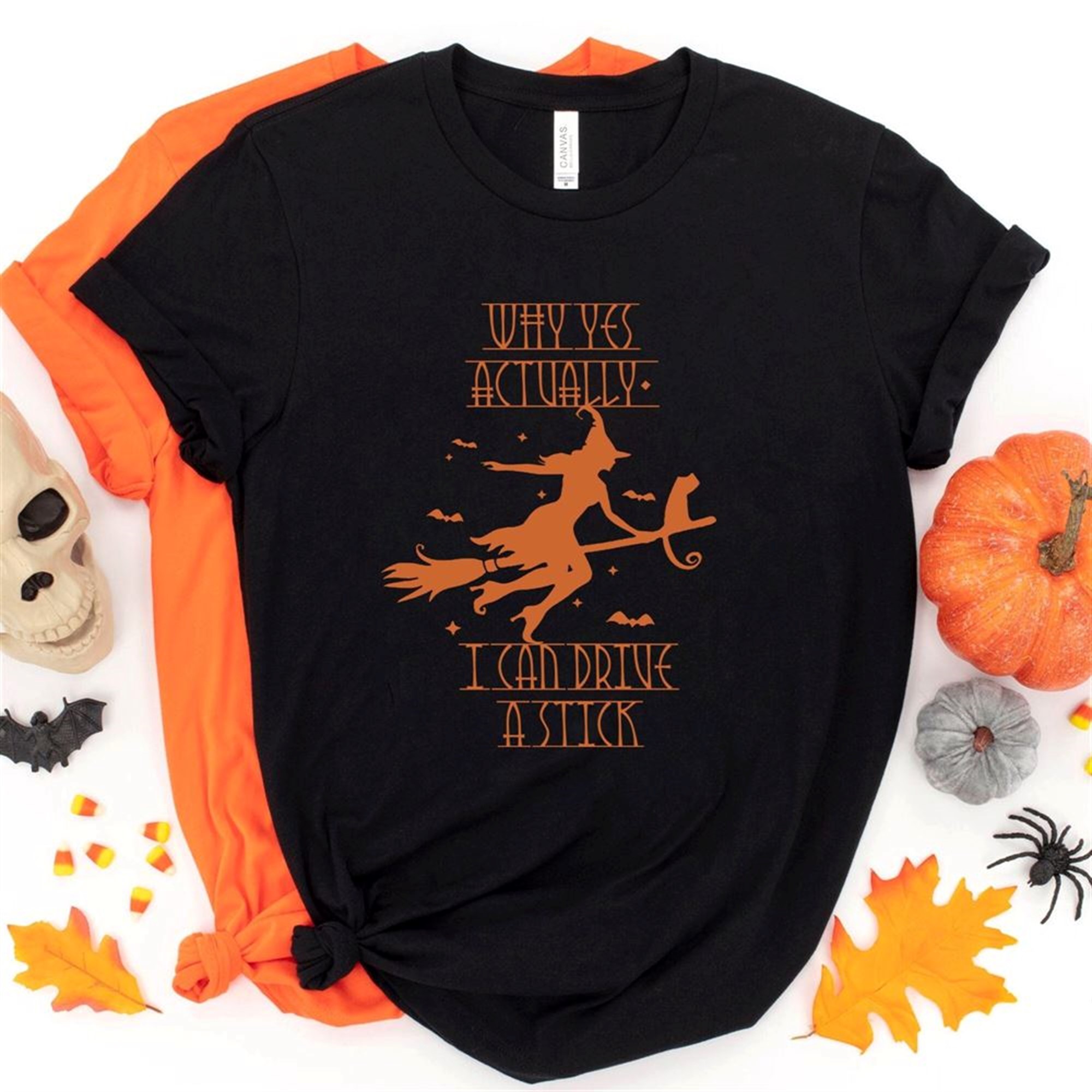 Yes I Can Drive A Stick Shirt Funny Halloween Shirt Halloween Shirt For Women Witch Shirt Halloween Party Shirthalloween Gifthalloween
