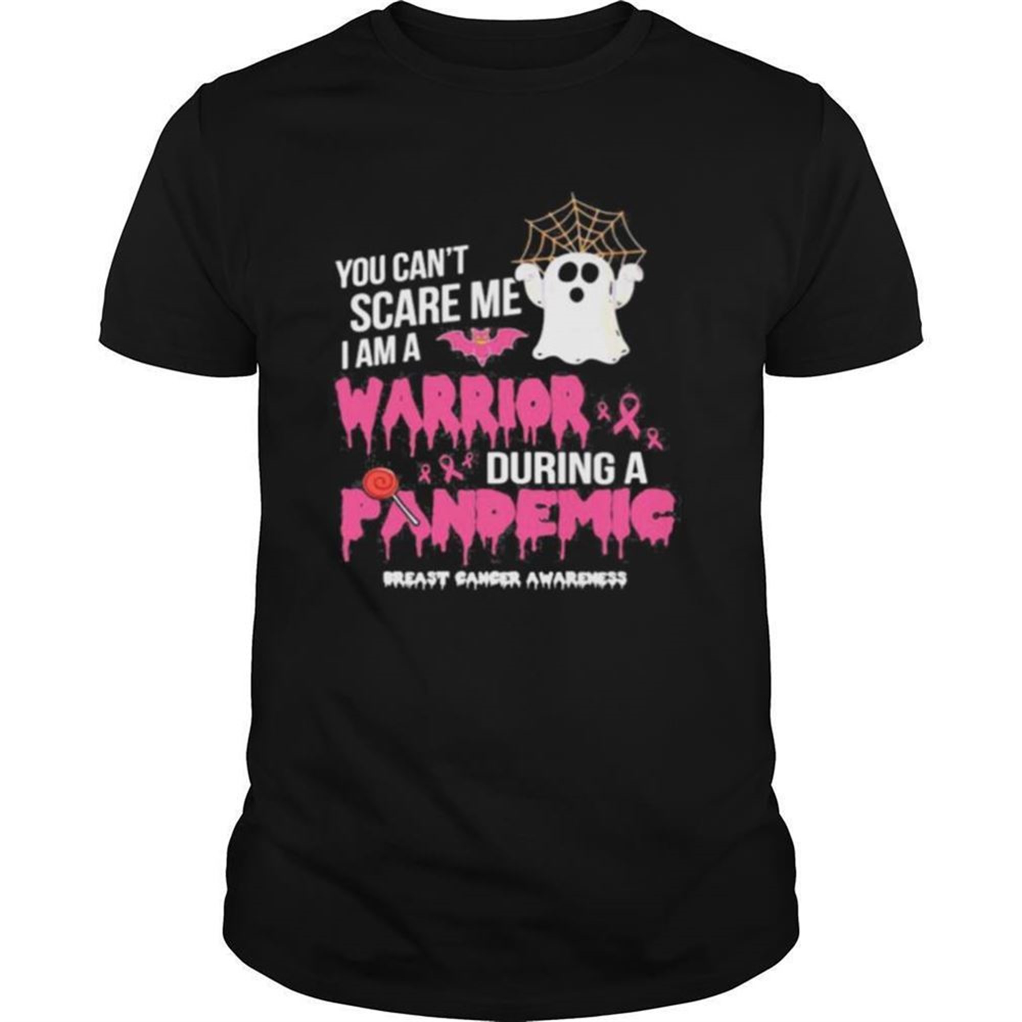 You Cant Scare Me I Am A Nurse During A Pandemic Ghost Halloween Shirt