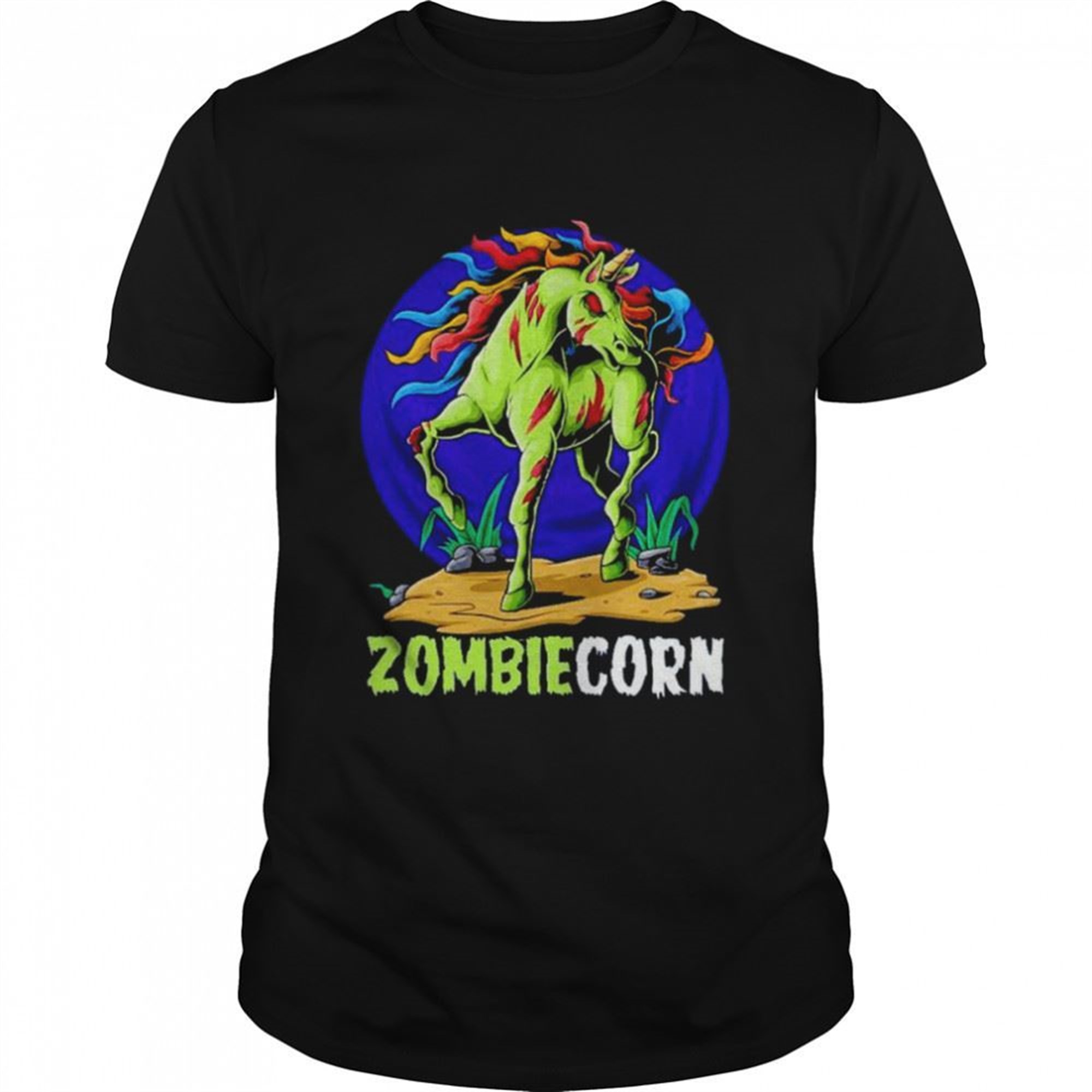Zombiecorn Halloween Zombie Unicorn Meaningful Shirt