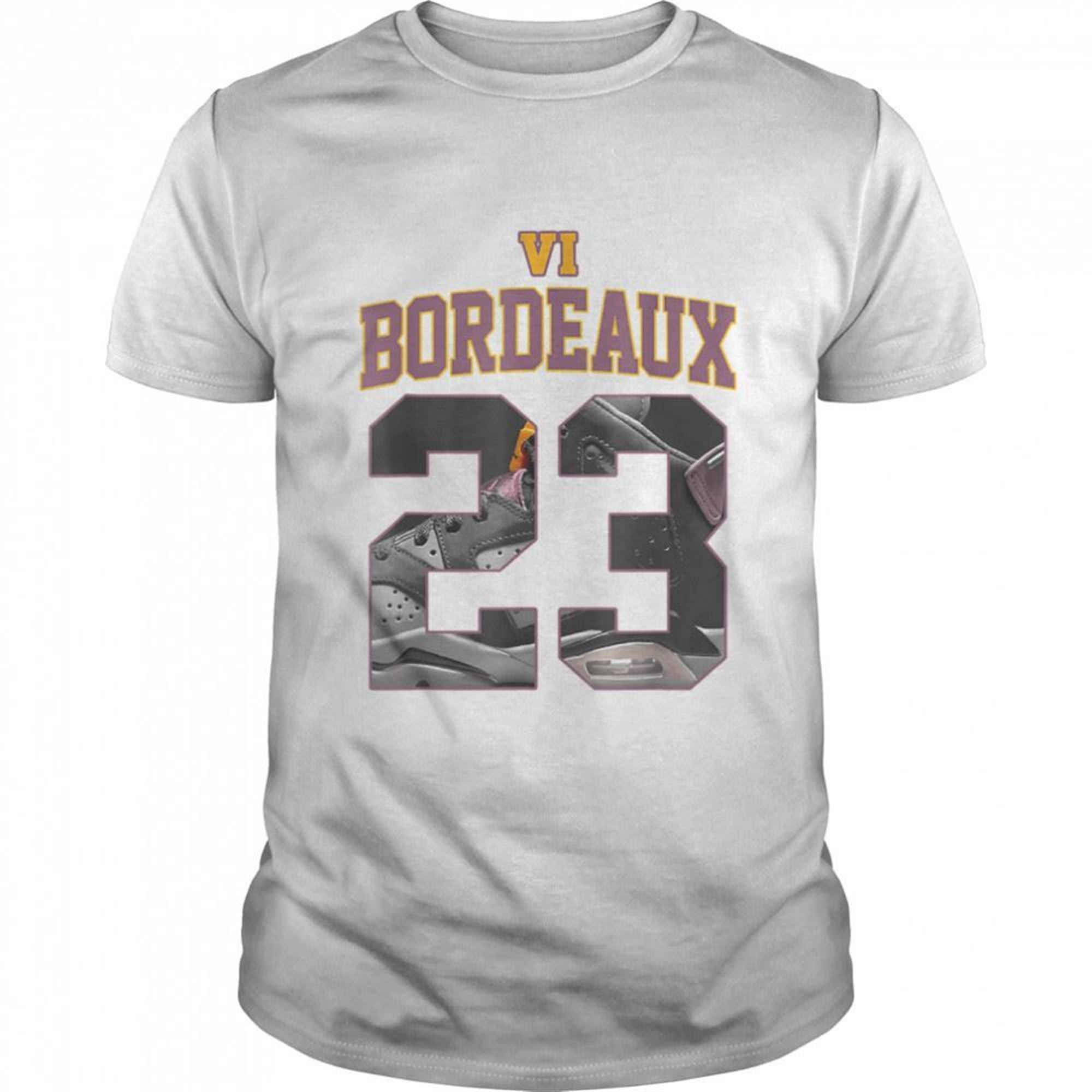 6 Bordeaux Sneaker Match Number 23 Sneaker Drip Halloween Shirt