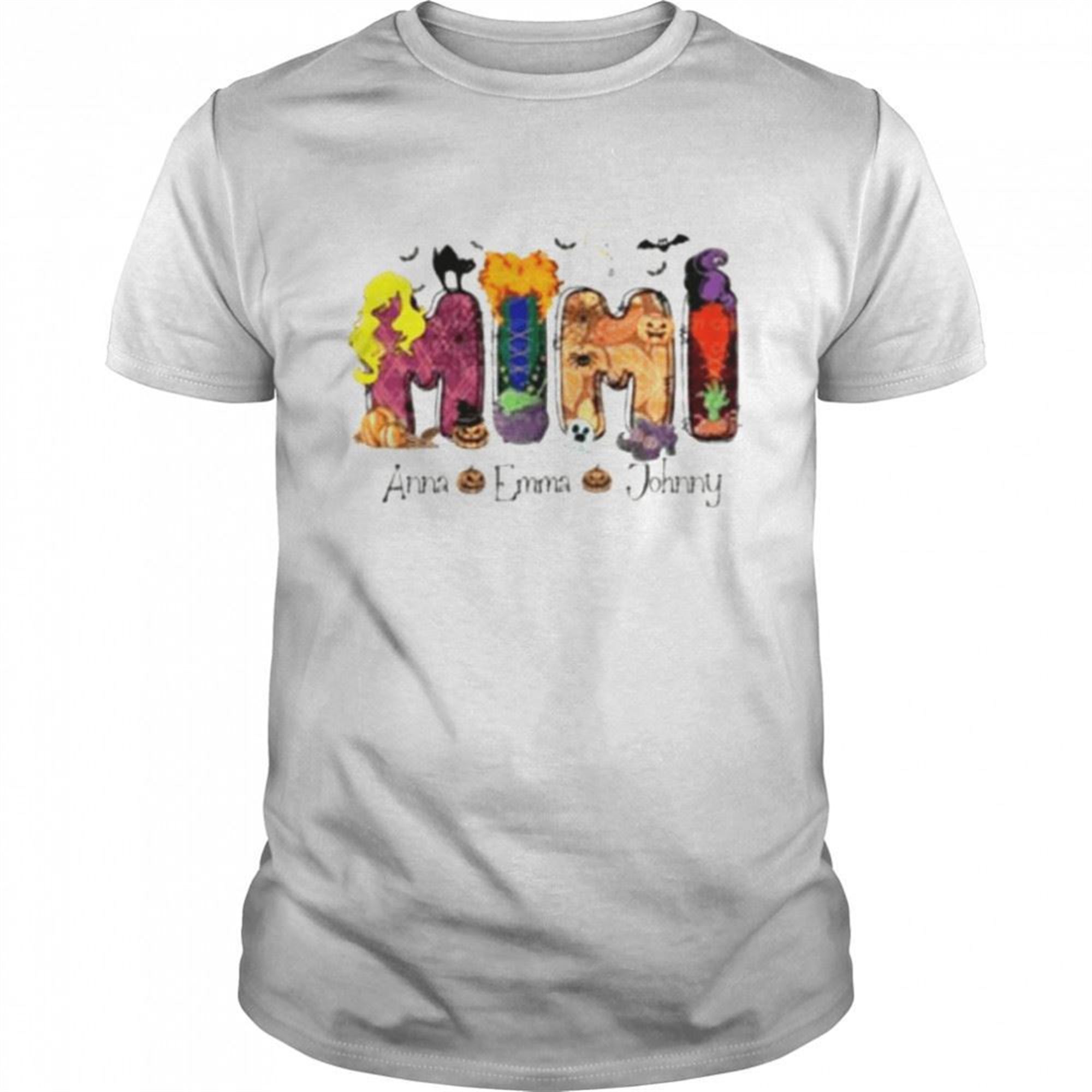 Anna Emma Johnny Hocus Pocus Mimi Halloween Shirt