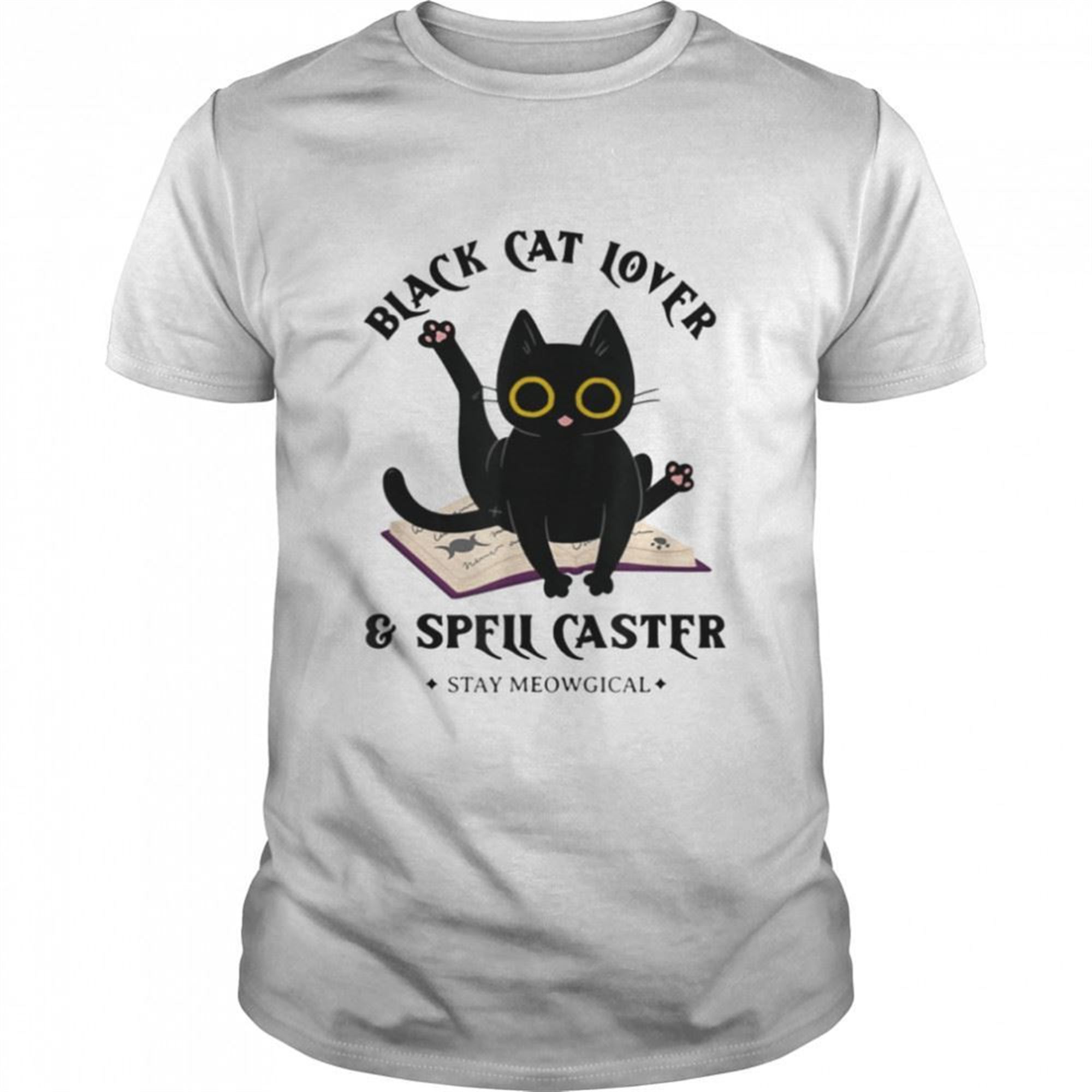 Black Cat Lover Spell Caster For Halloween Shirt