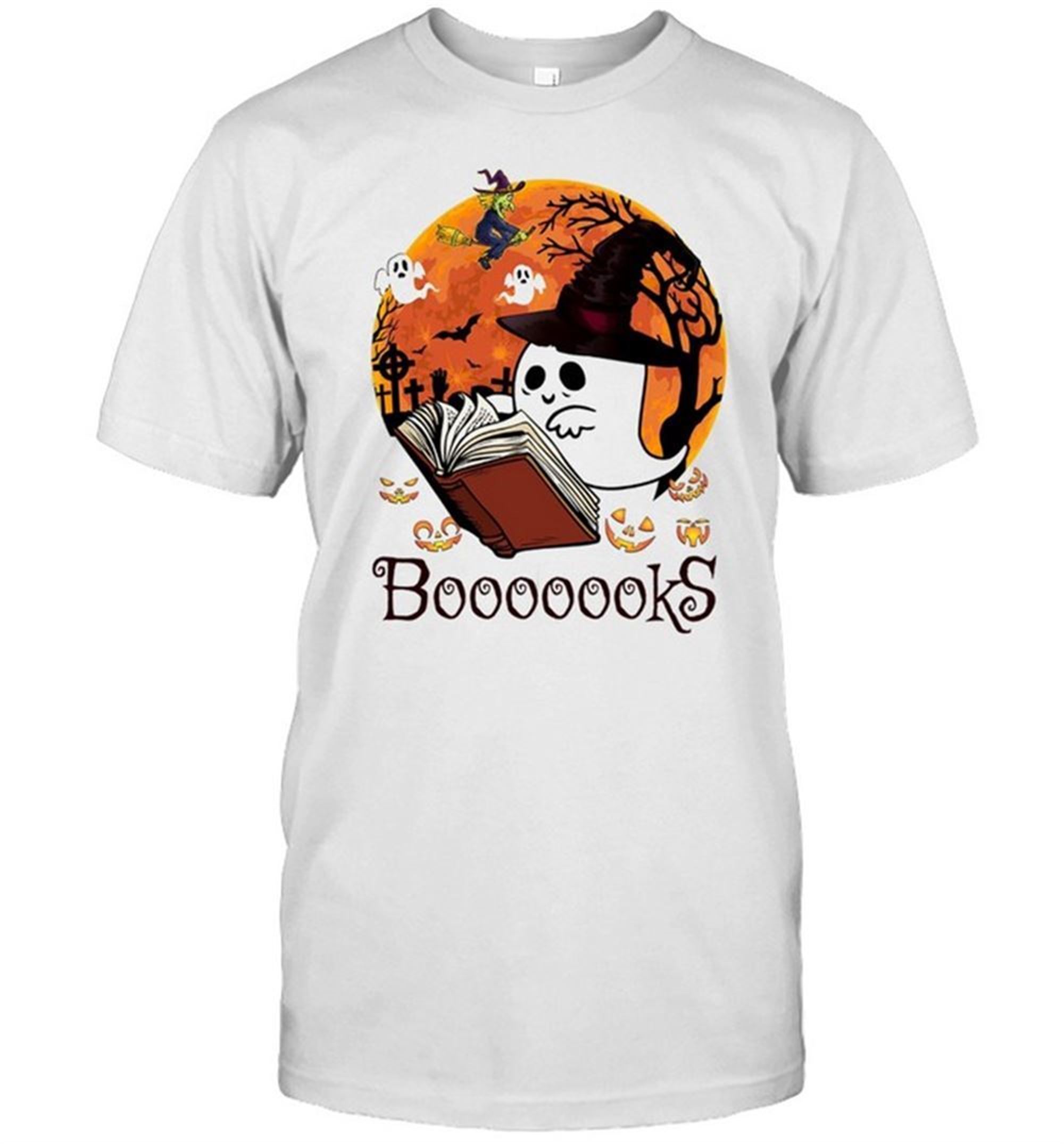 Booooooks Read Book Halloween Shirt