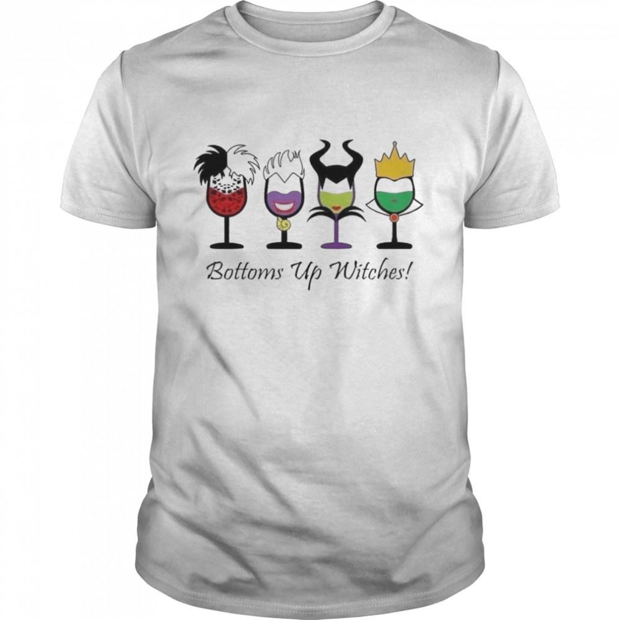 Bottoms Up Witches Villain Villain Villain Wicked Halloween Shirt