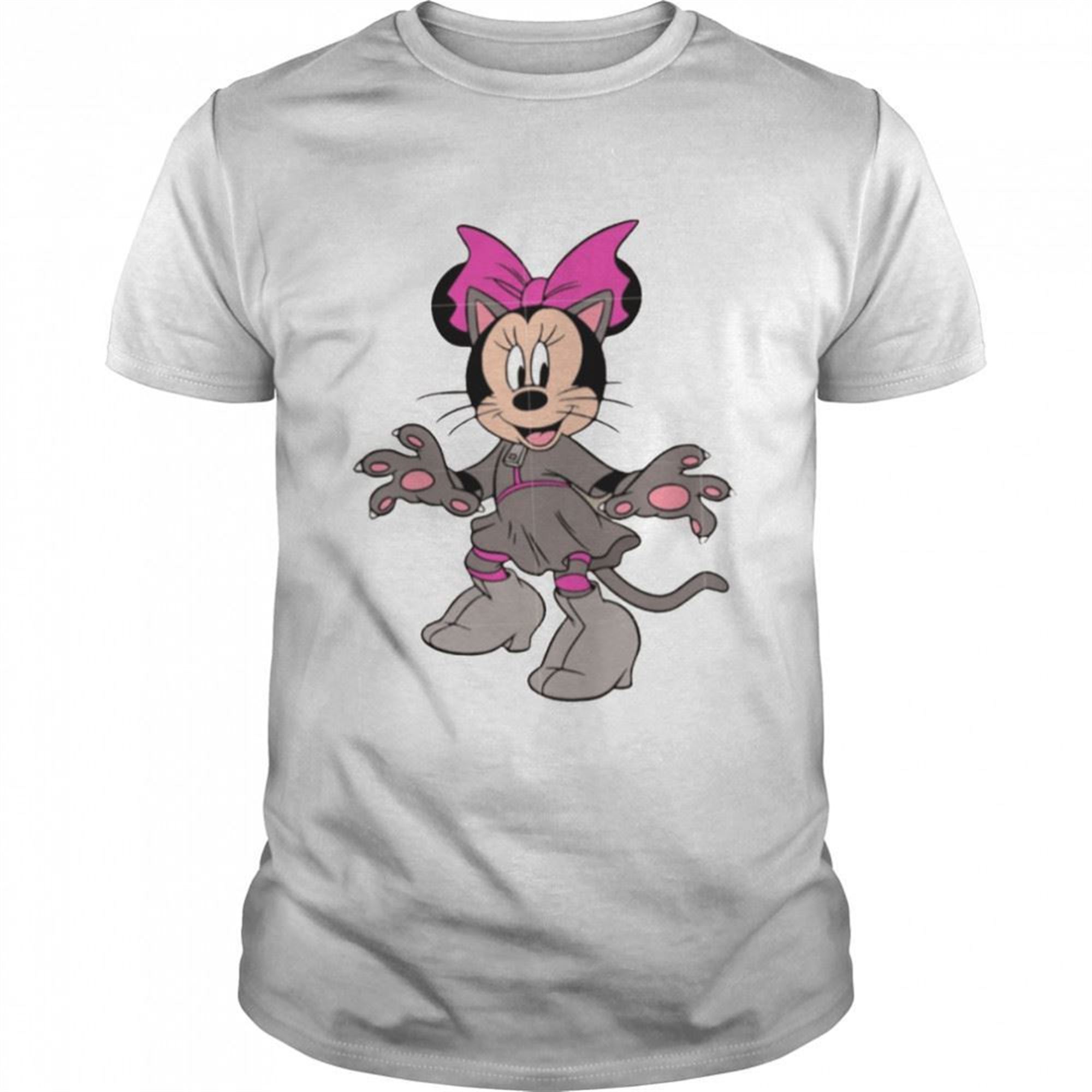 Cartoon Design Mickey And Minnie Mouse Halloween Shirt