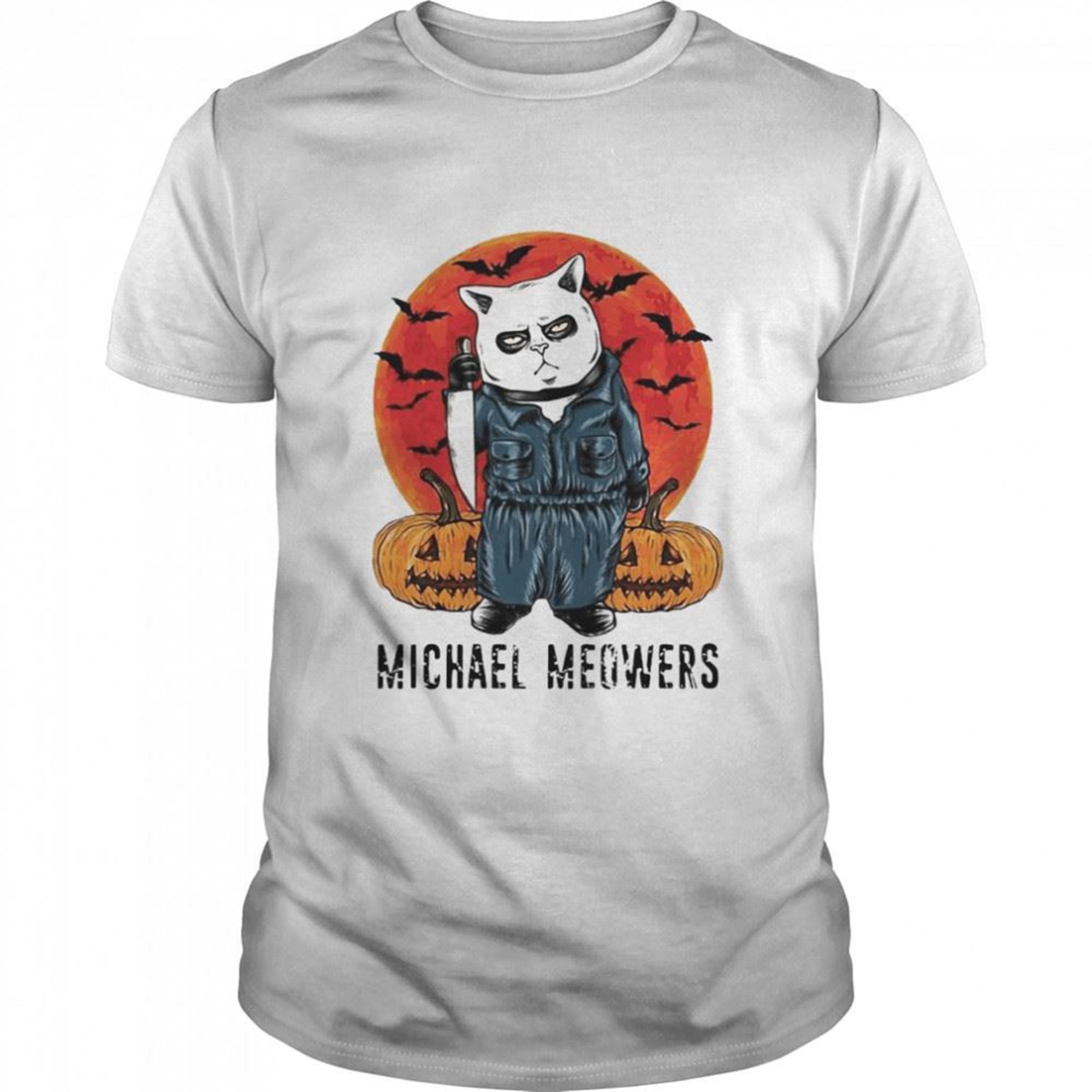 Cat Michael Meowers Halloween T-shirt