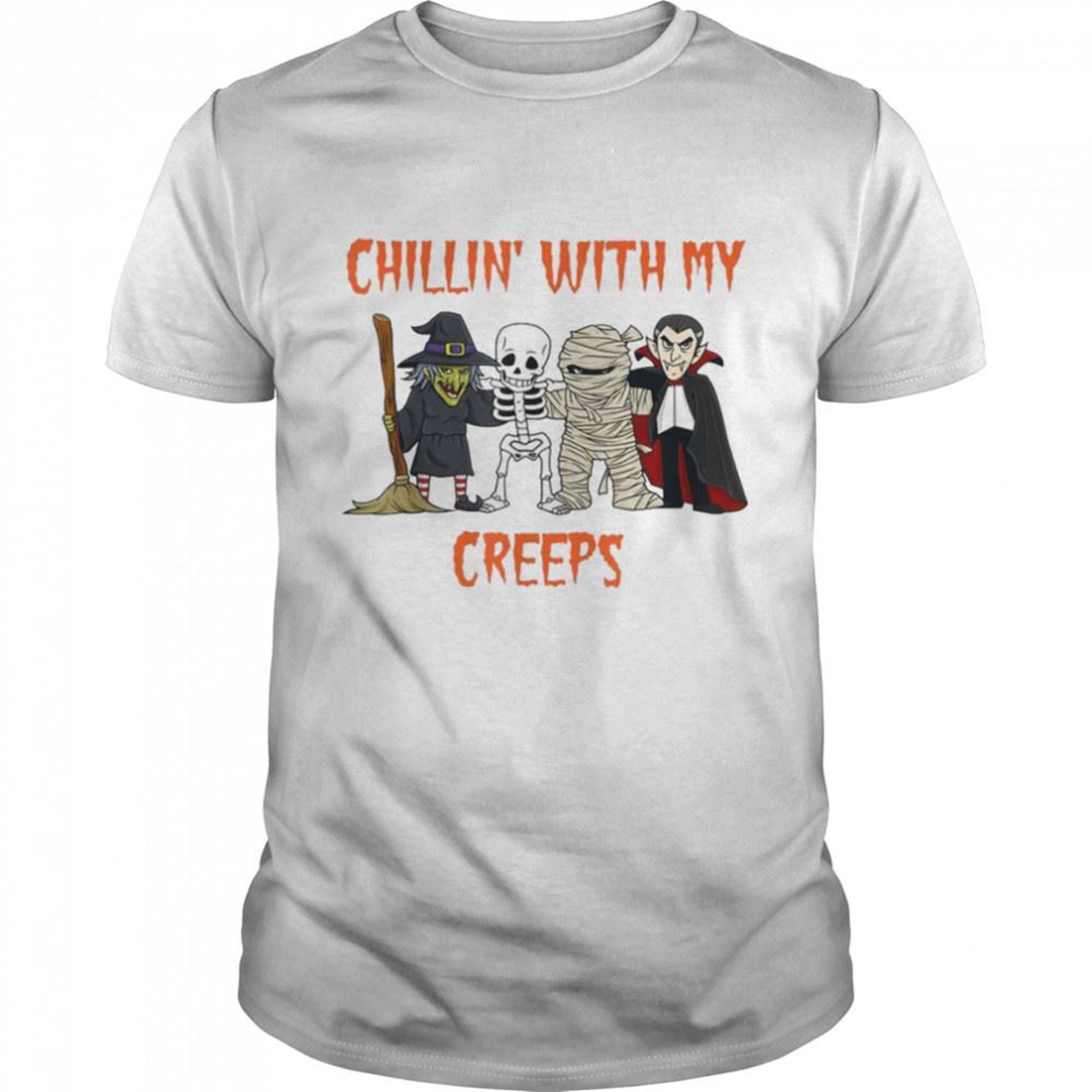 Chillin With My Halloween Creeps Shirt