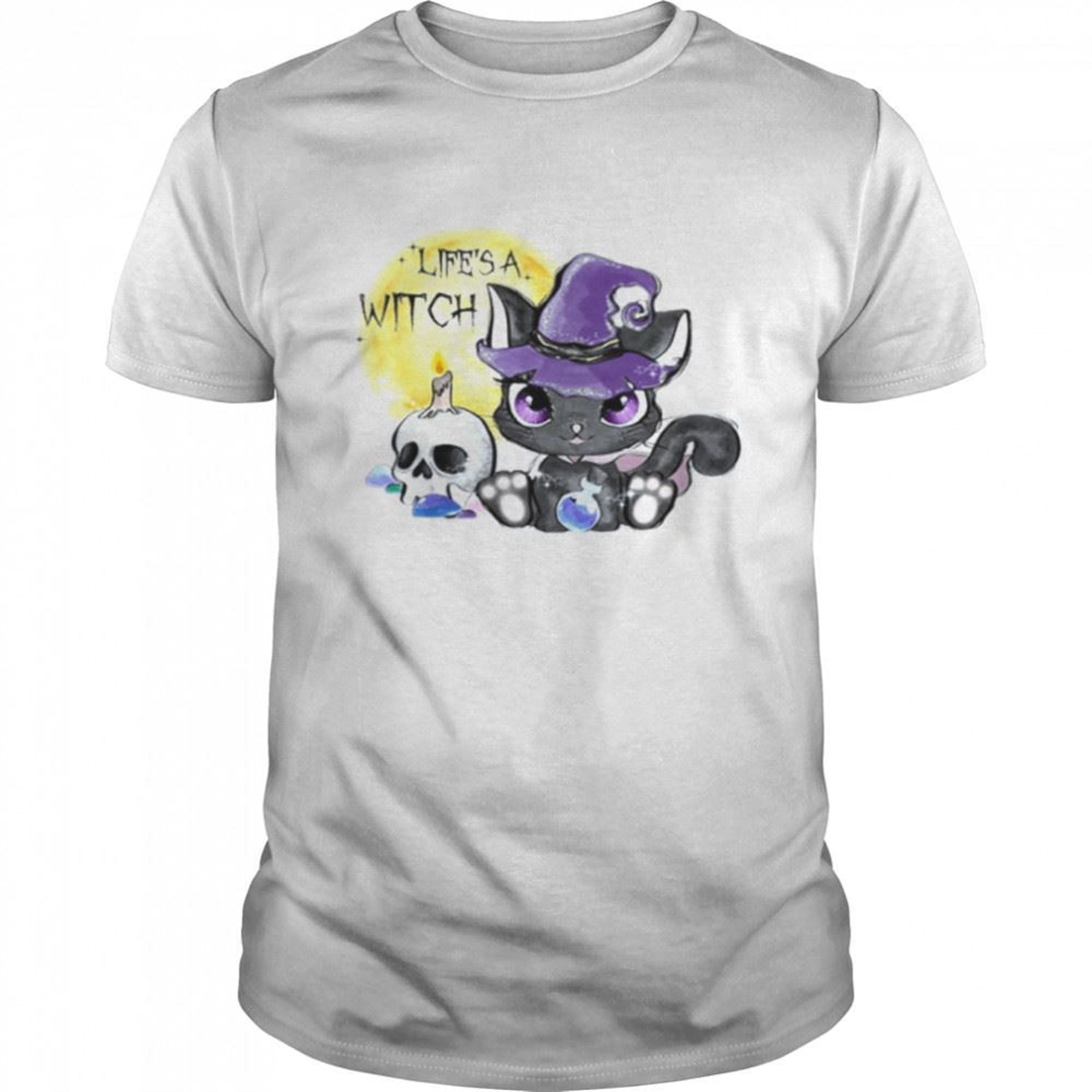 Comfort Colors Retro Halloween Lifes A Witch Shirt