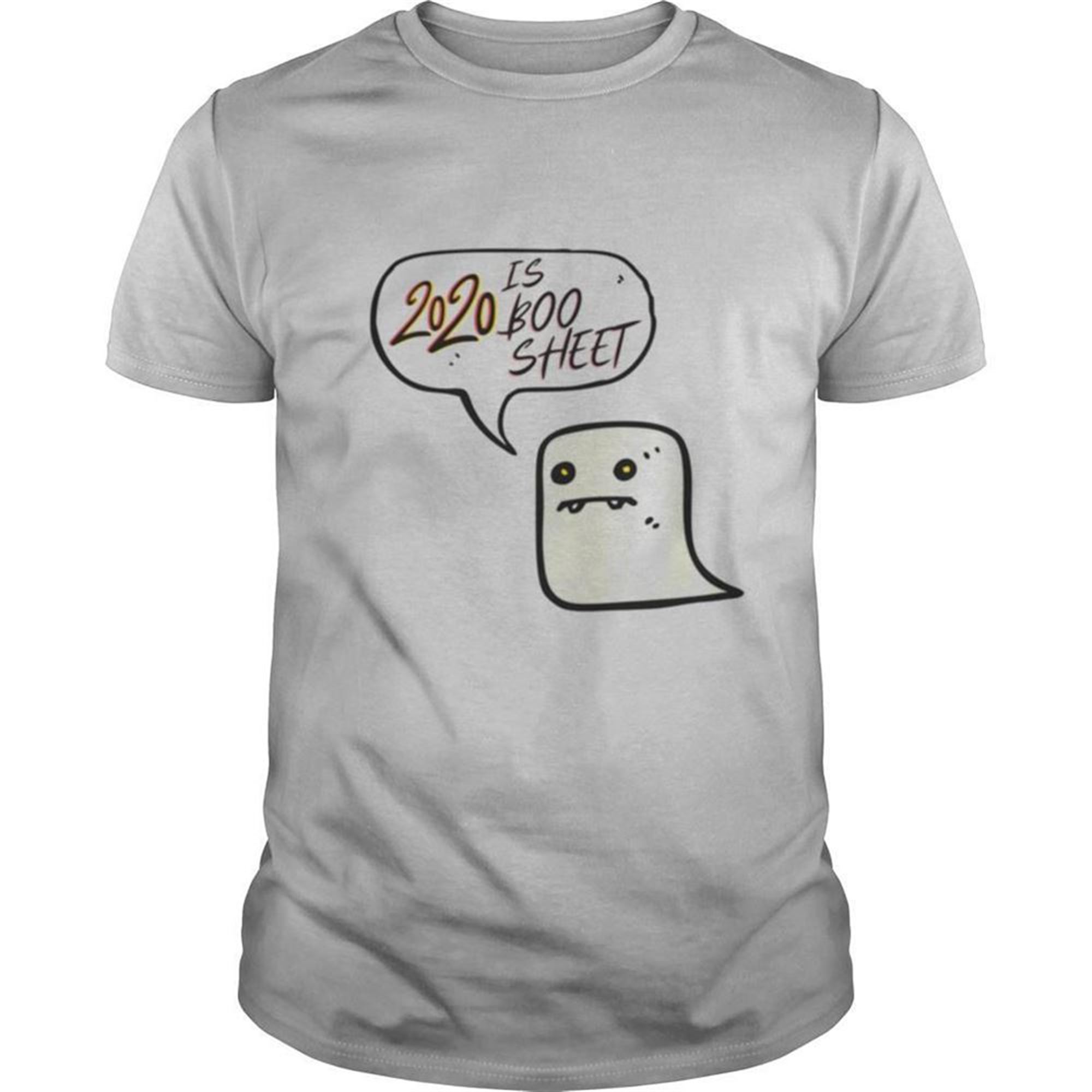 Cute 2020 Is Boo Sheet Ghost Women Men Halloween Costume Shirt