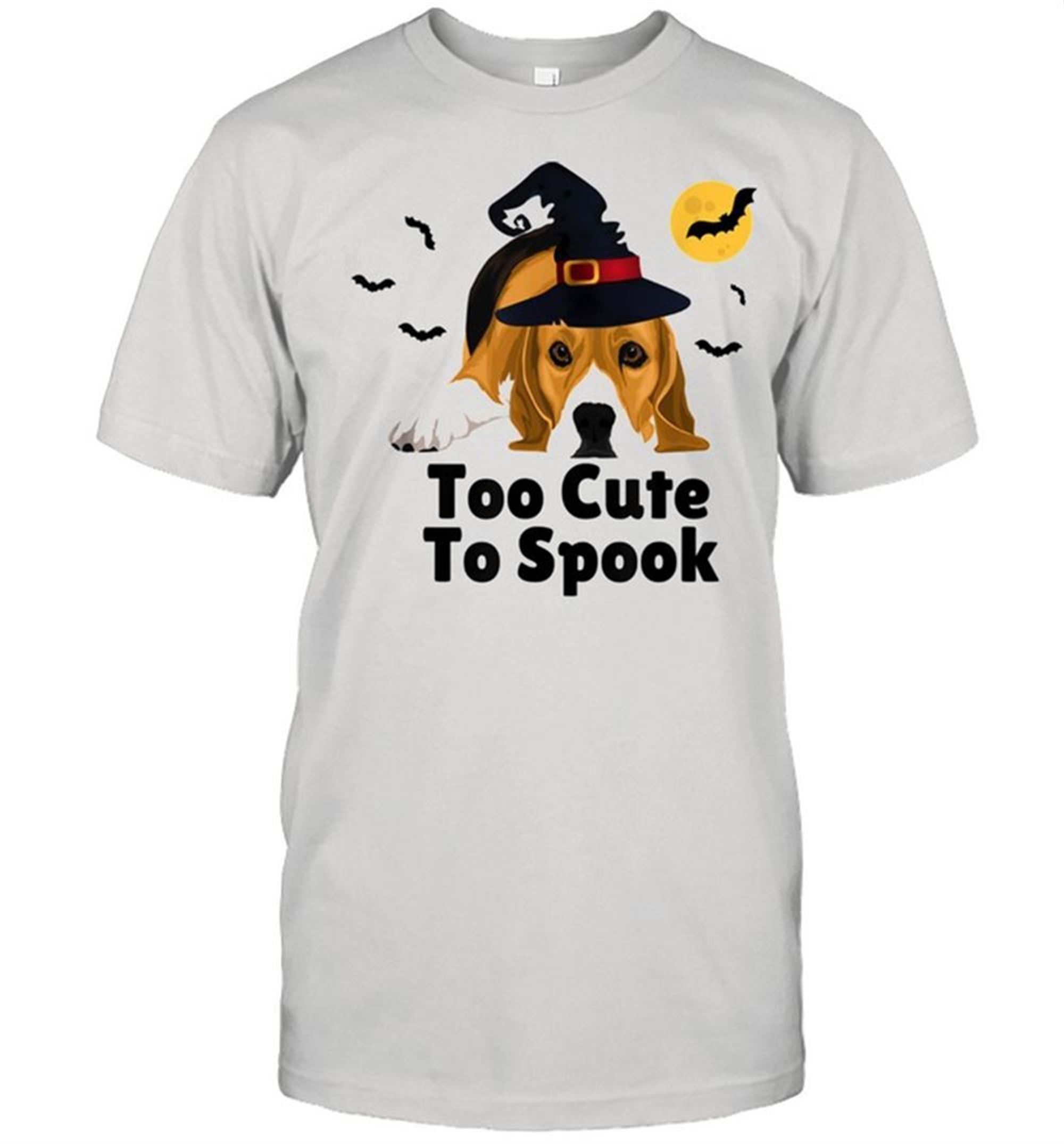 Cute Spooky Scary Halloween Beagle Puppy Dog Shirt