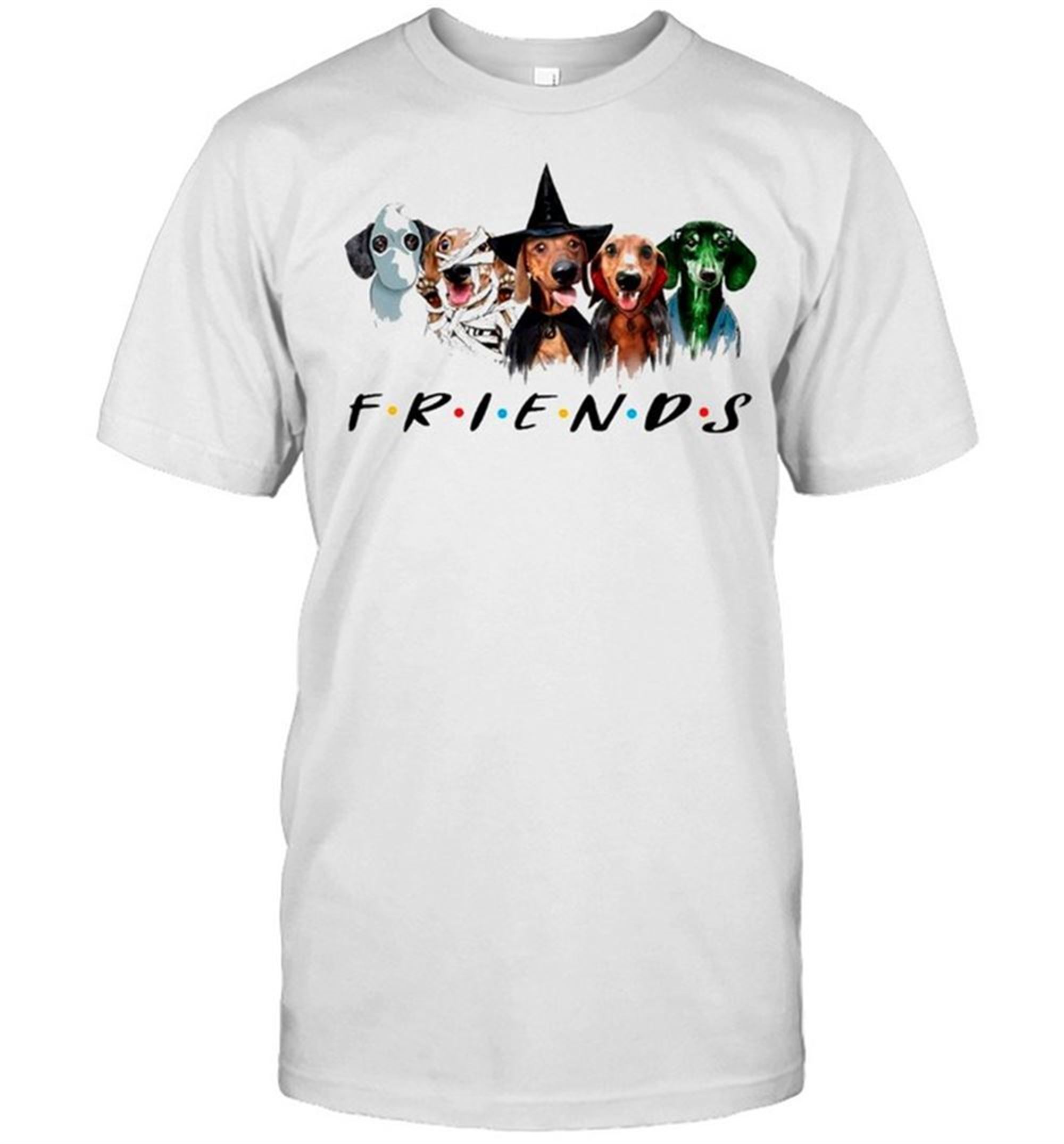 Dachshund Friends Halloween 2021 Shirt