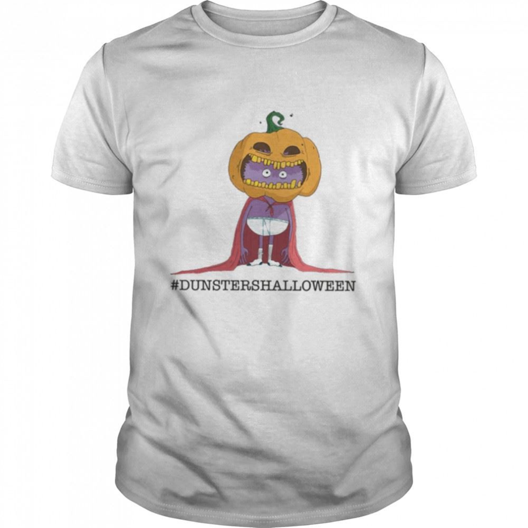 Dunsters Wearing Pumkin Hat Halloween Spooky Night Shirt